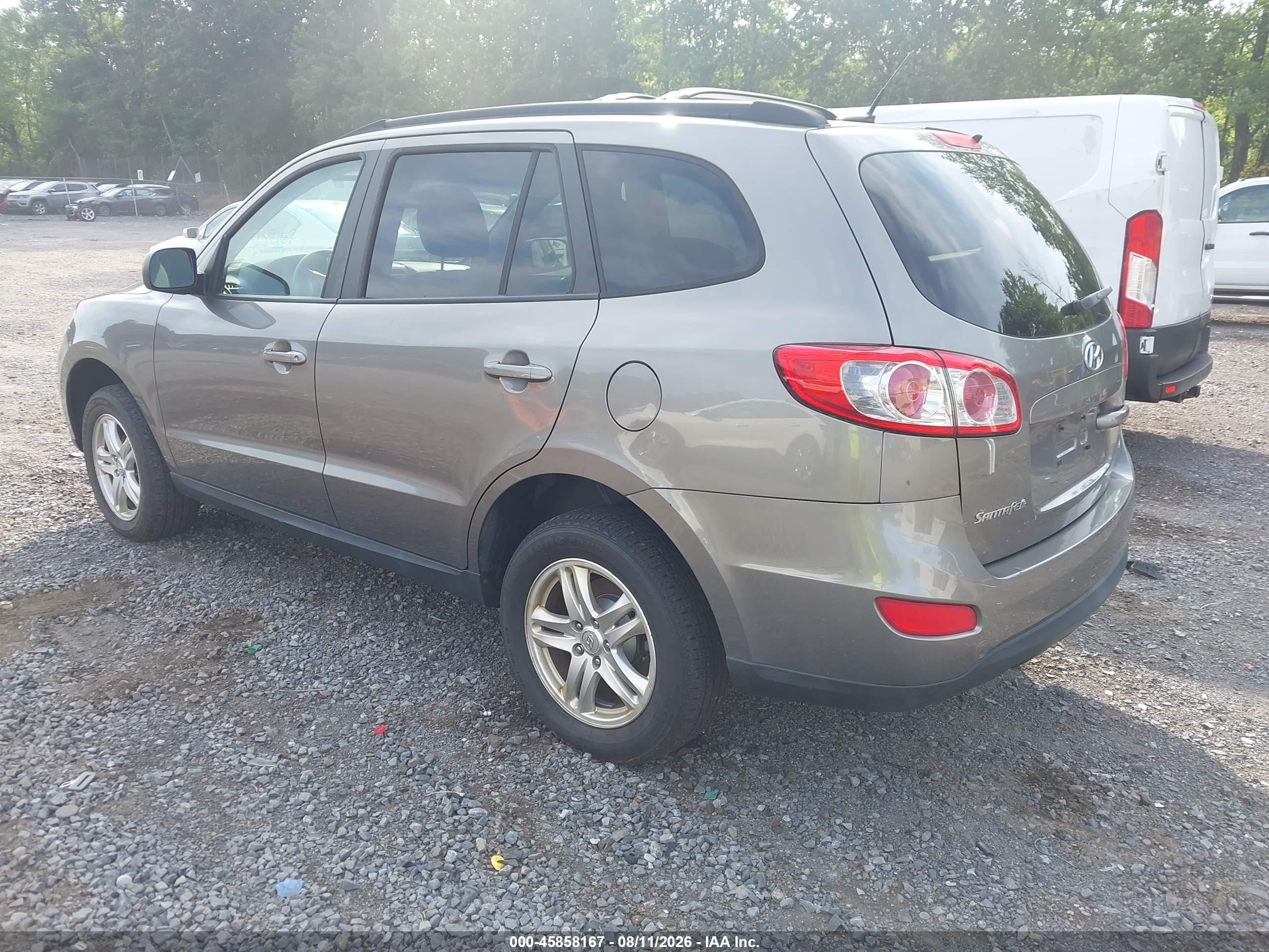 2012 Hyundai Santa Fe Gls Серый vin: 5XYZGDAB5CG123091