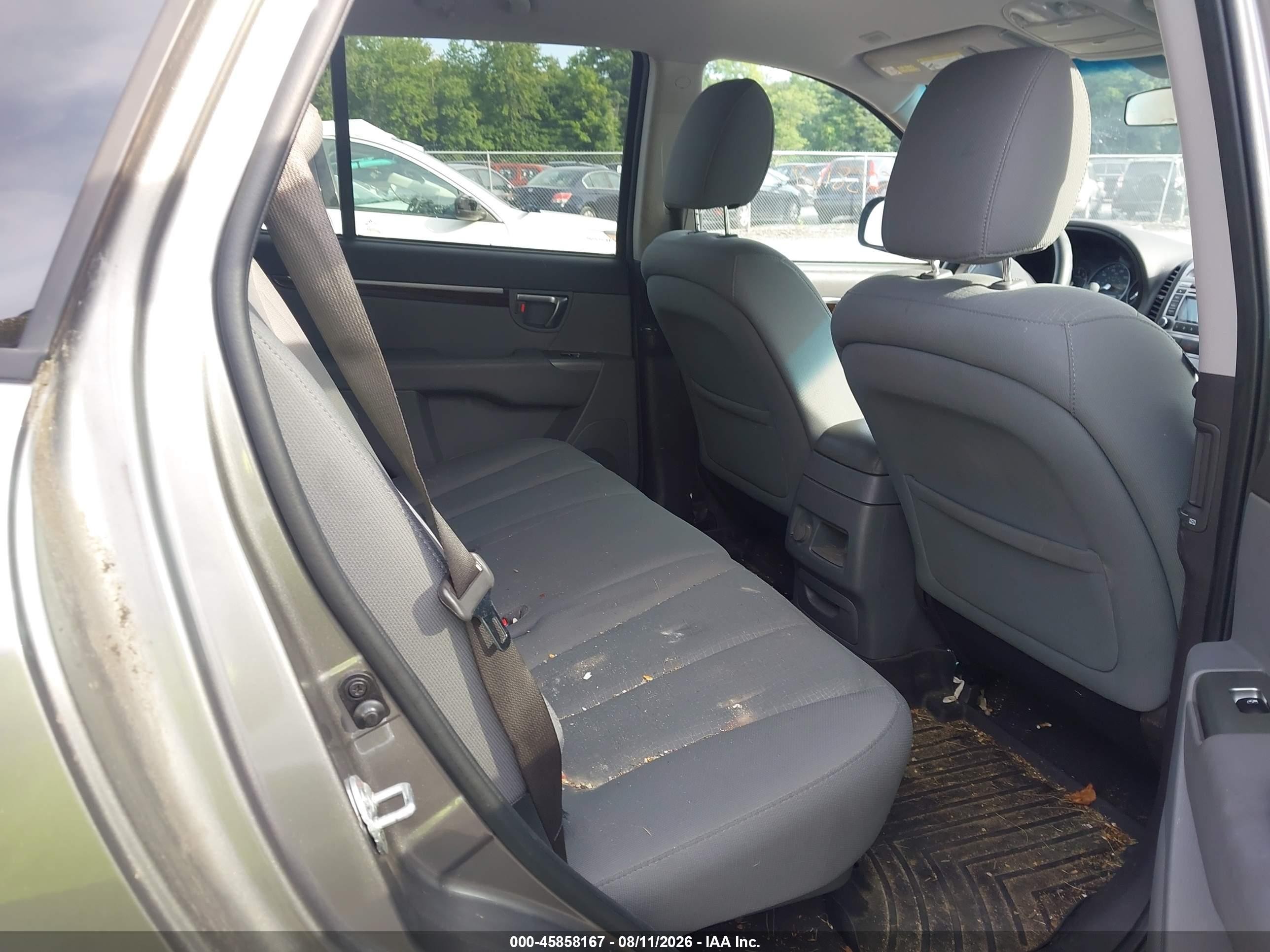 2012 Hyundai Santa Fe Gls Серый vin: 5XYZGDAB5CG123091