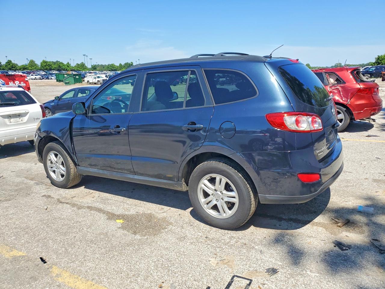 2012 Hyundai Santa Fe Gls Blue vin: 5XYZGDAB5CG144653
