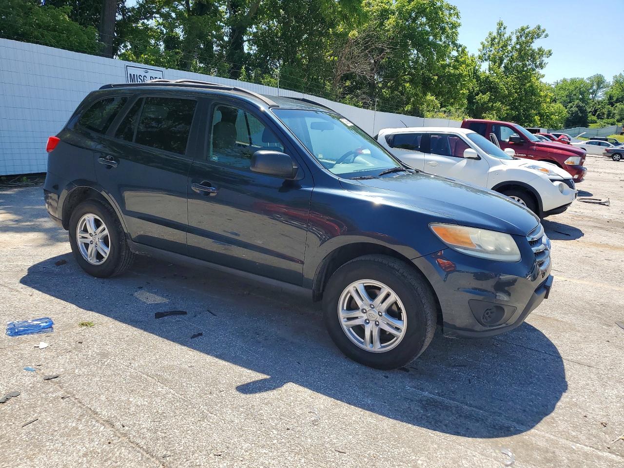 2012 Hyundai Santa Fe Gls Blue vin: 5XYZGDAB5CG144653