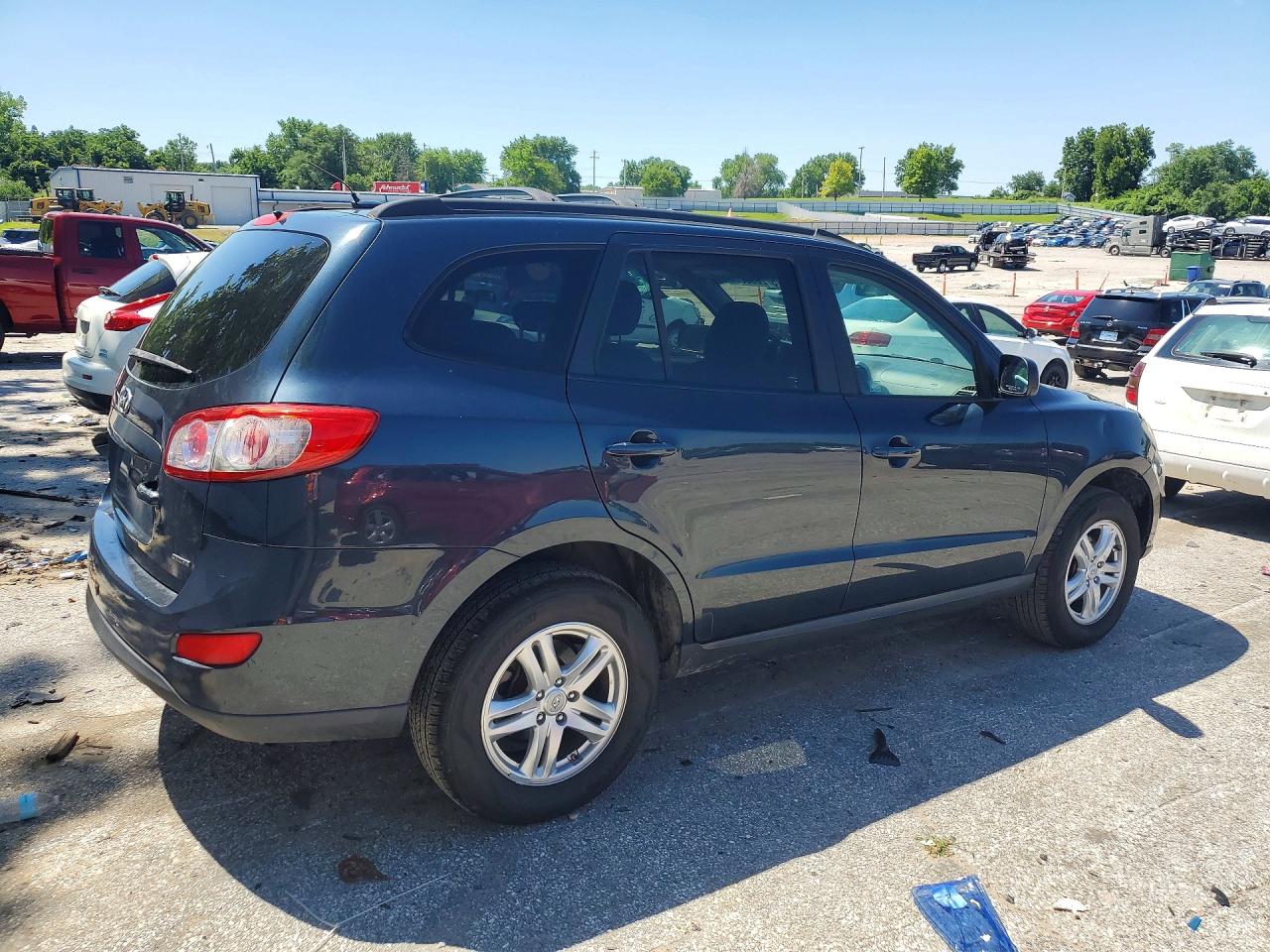 2012 Hyundai Santa Fe Gls Blue vin: 5XYZGDAB5CG144653