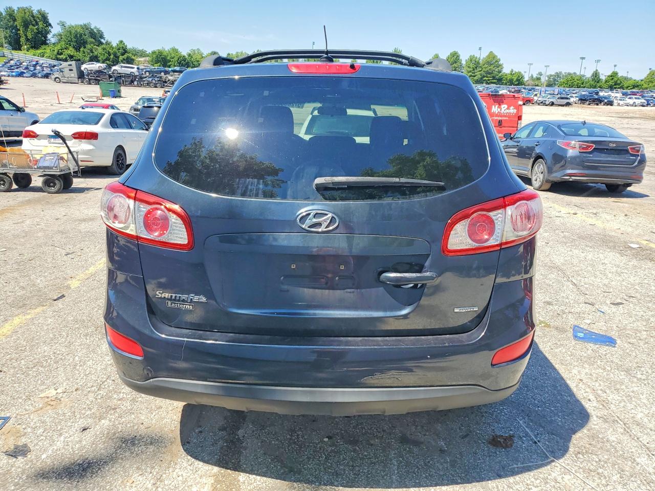 2012 Hyundai Santa Fe Gls Blue vin: 5XYZGDAB5CG144653