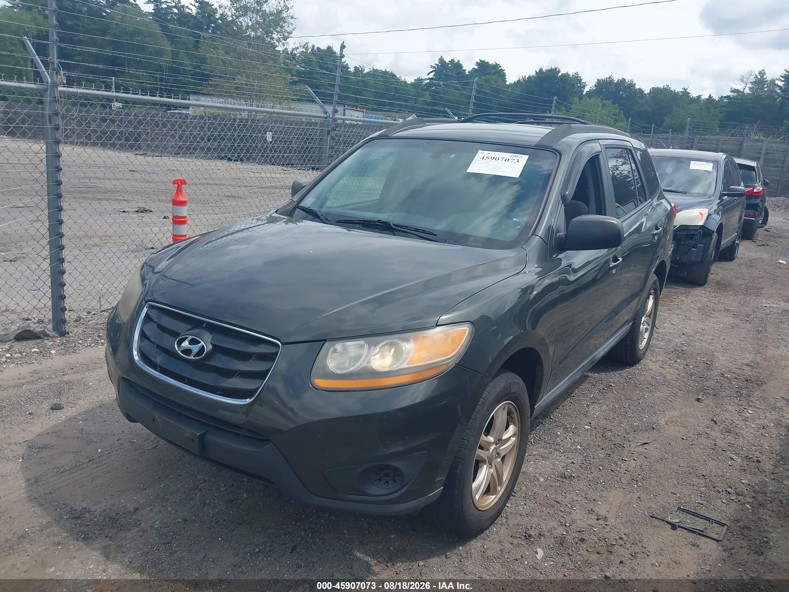 2011 Hyundai Santa Fe Gls Серый vin: 5XYZGDAB7BG071610