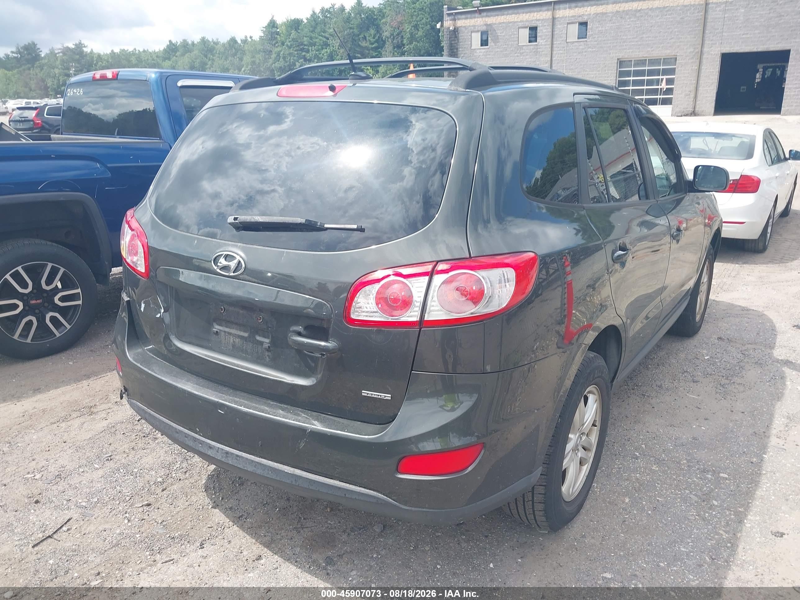 2011 Hyundai Santa Fe Gls Серый vin: 5XYZGDAB7BG071610
