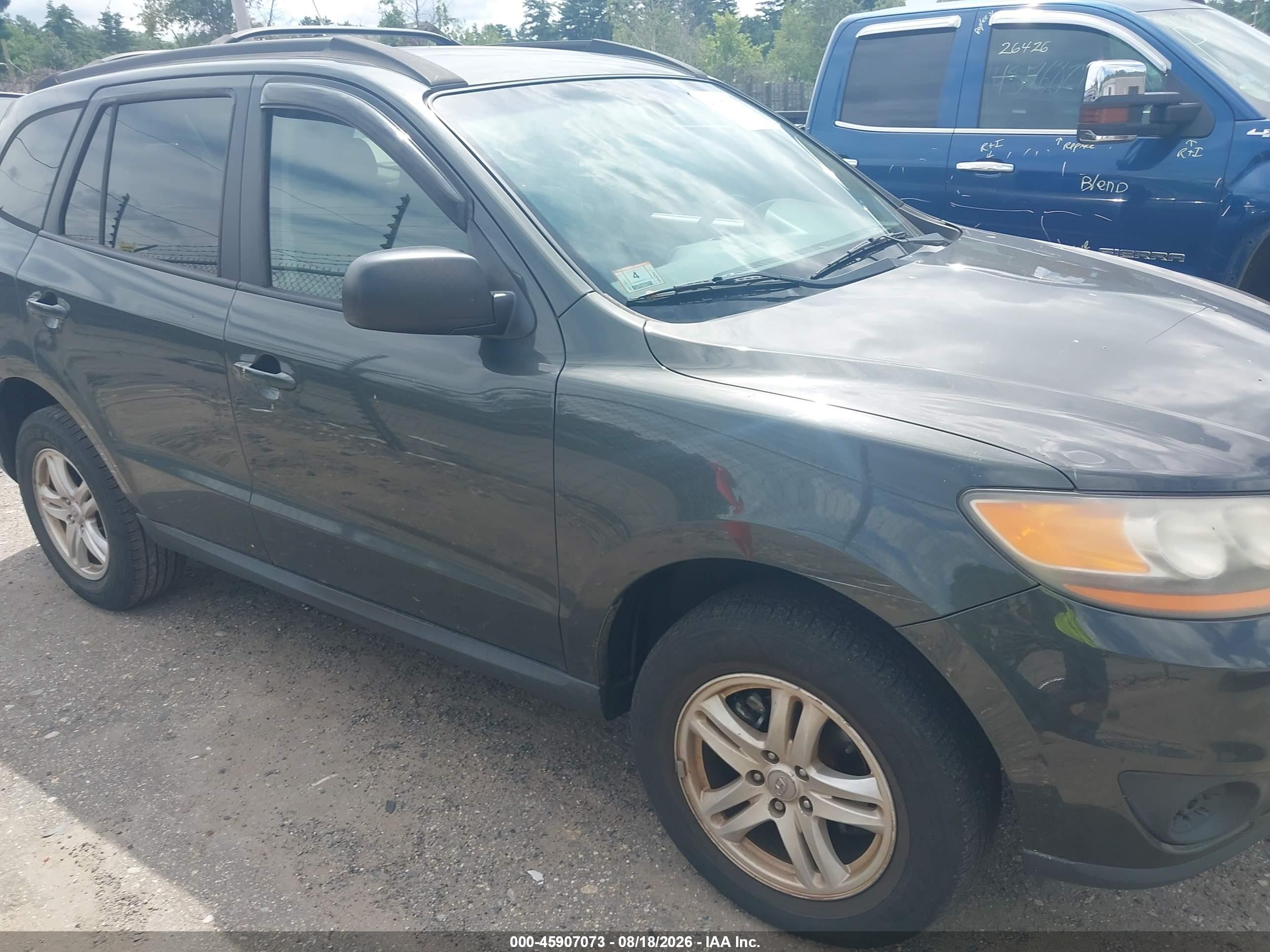 2011 Hyundai Santa Fe Gls Серый vin: 5XYZGDAB7BG071610