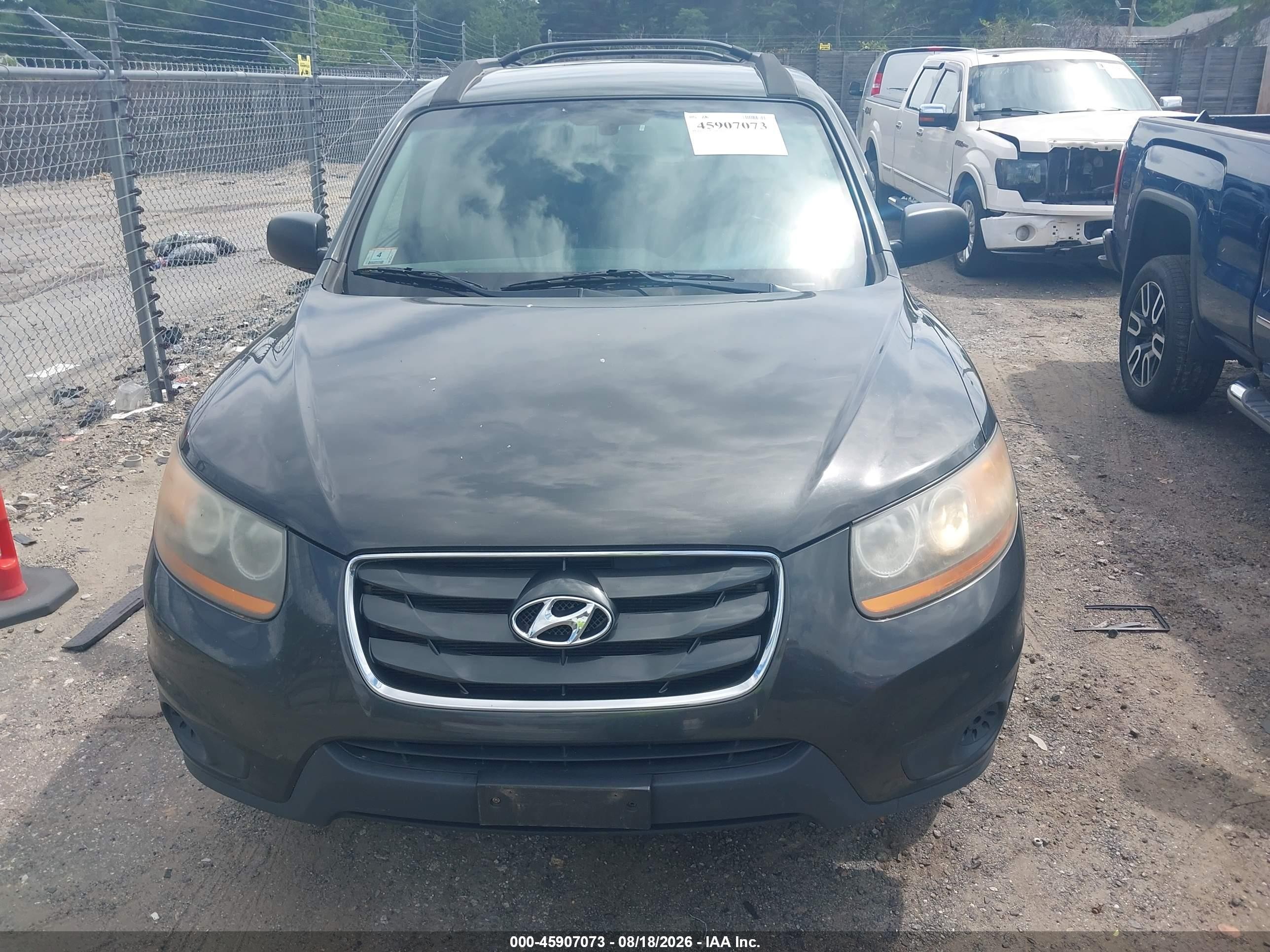 2011 Hyundai Santa Fe Gls Серый vin: 5XYZGDAB7BG071610