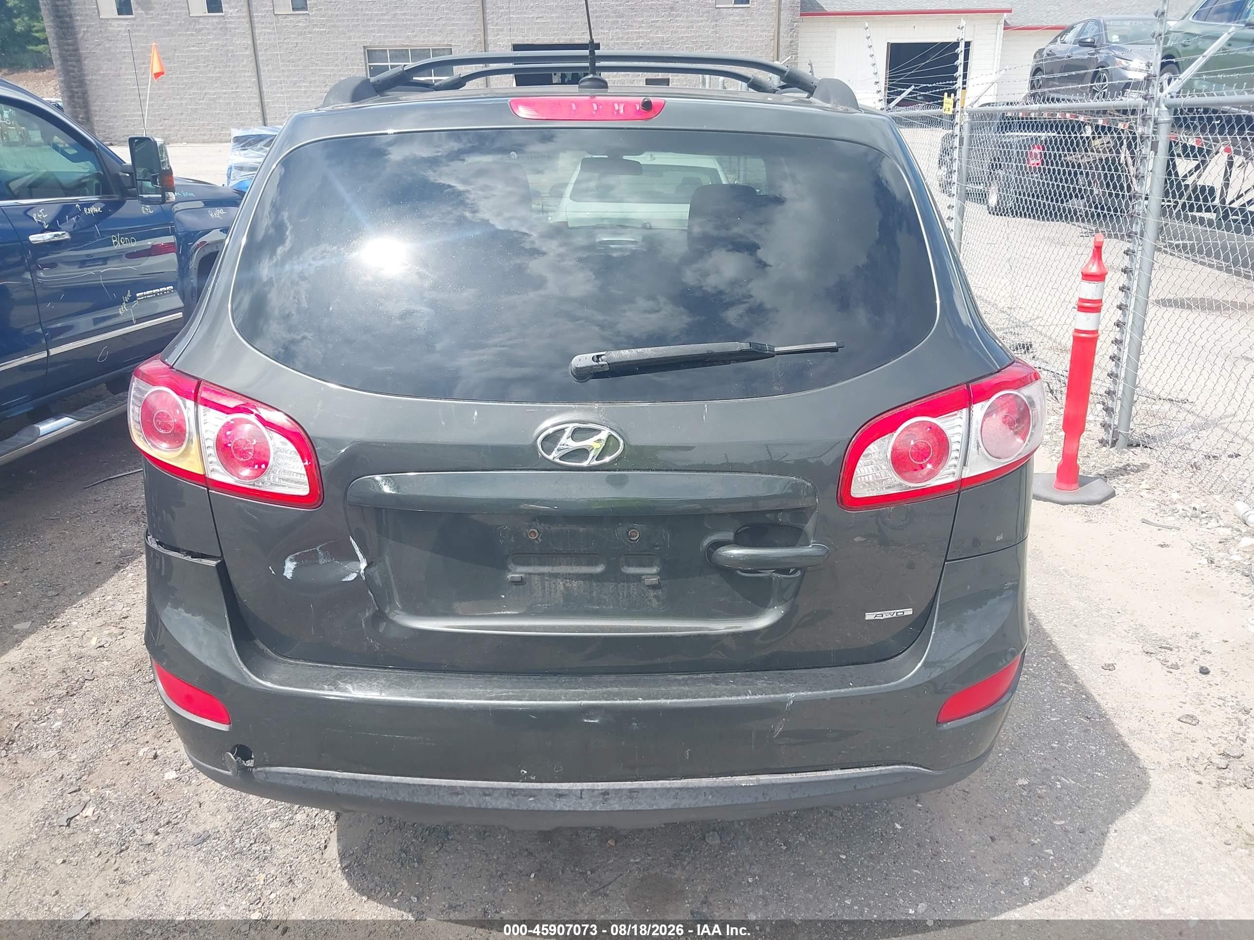 2011 Hyundai Santa Fe Gls Серый vin: 5XYZGDAB7BG071610