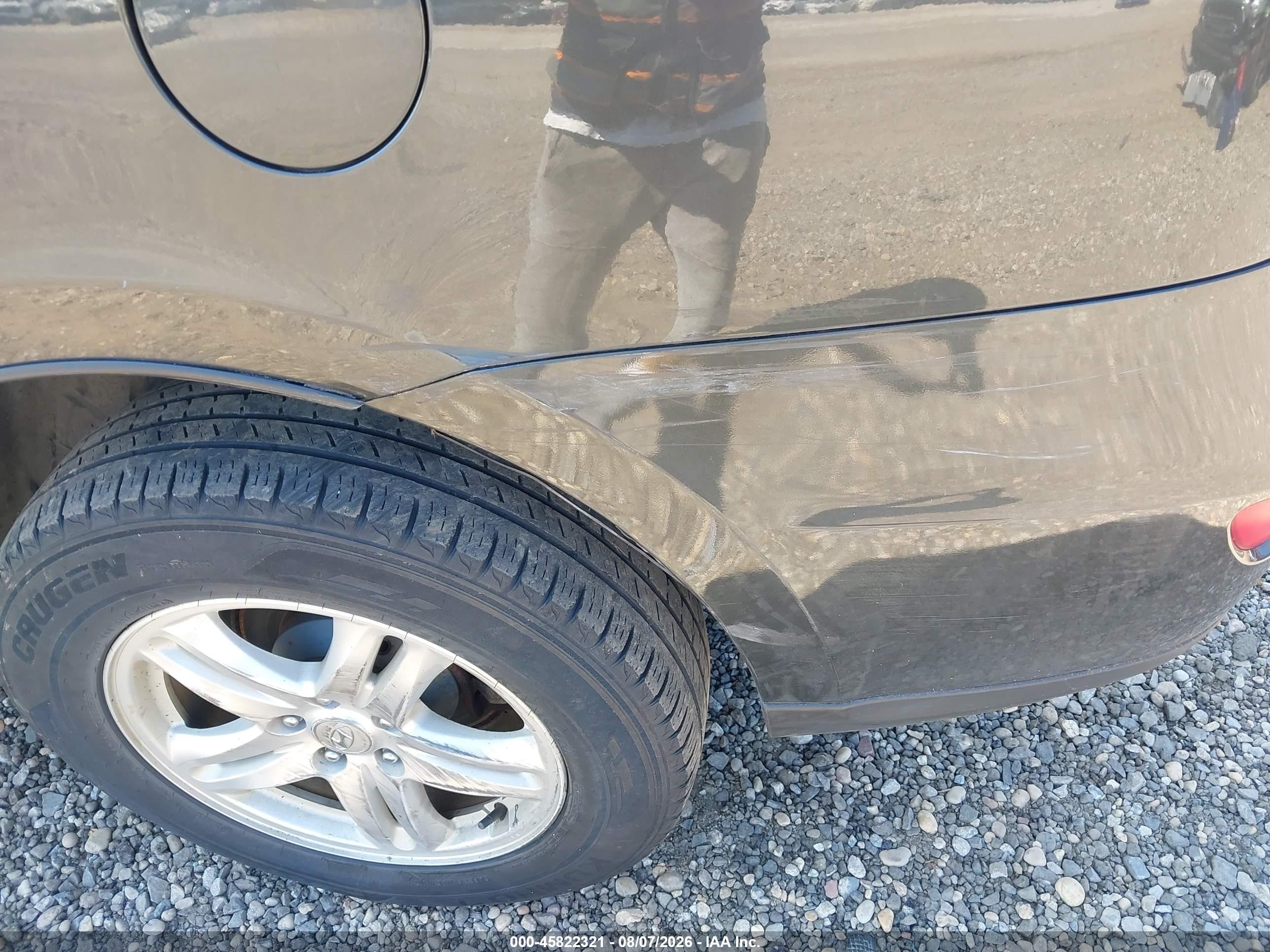 2011 Hyundai Santa Fe Gls Gray vin: 5XYZGDAB7BG077150