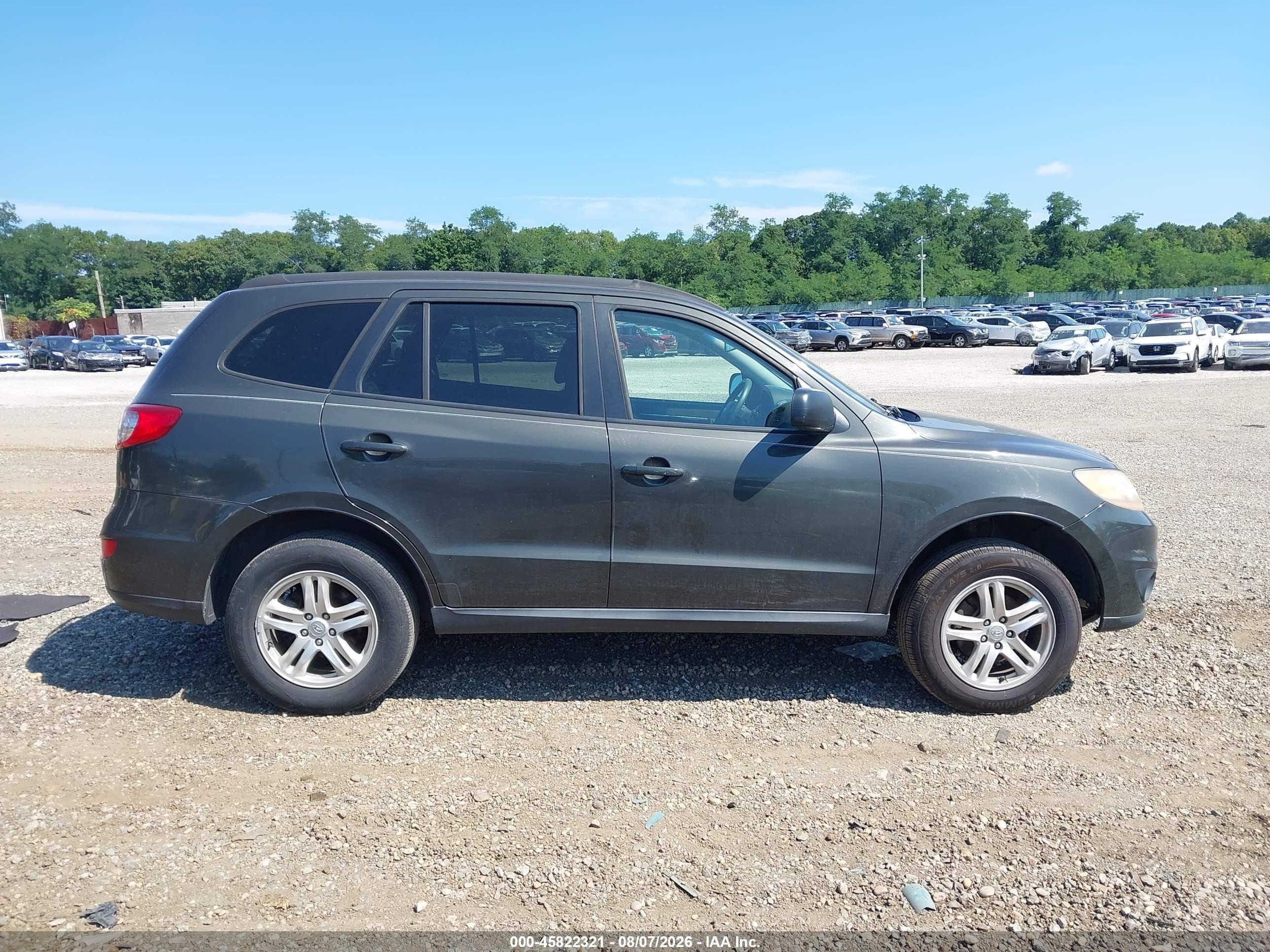 2011 Hyundai Santa Fe Gls Gray vin: 5XYZGDAB7BG077150