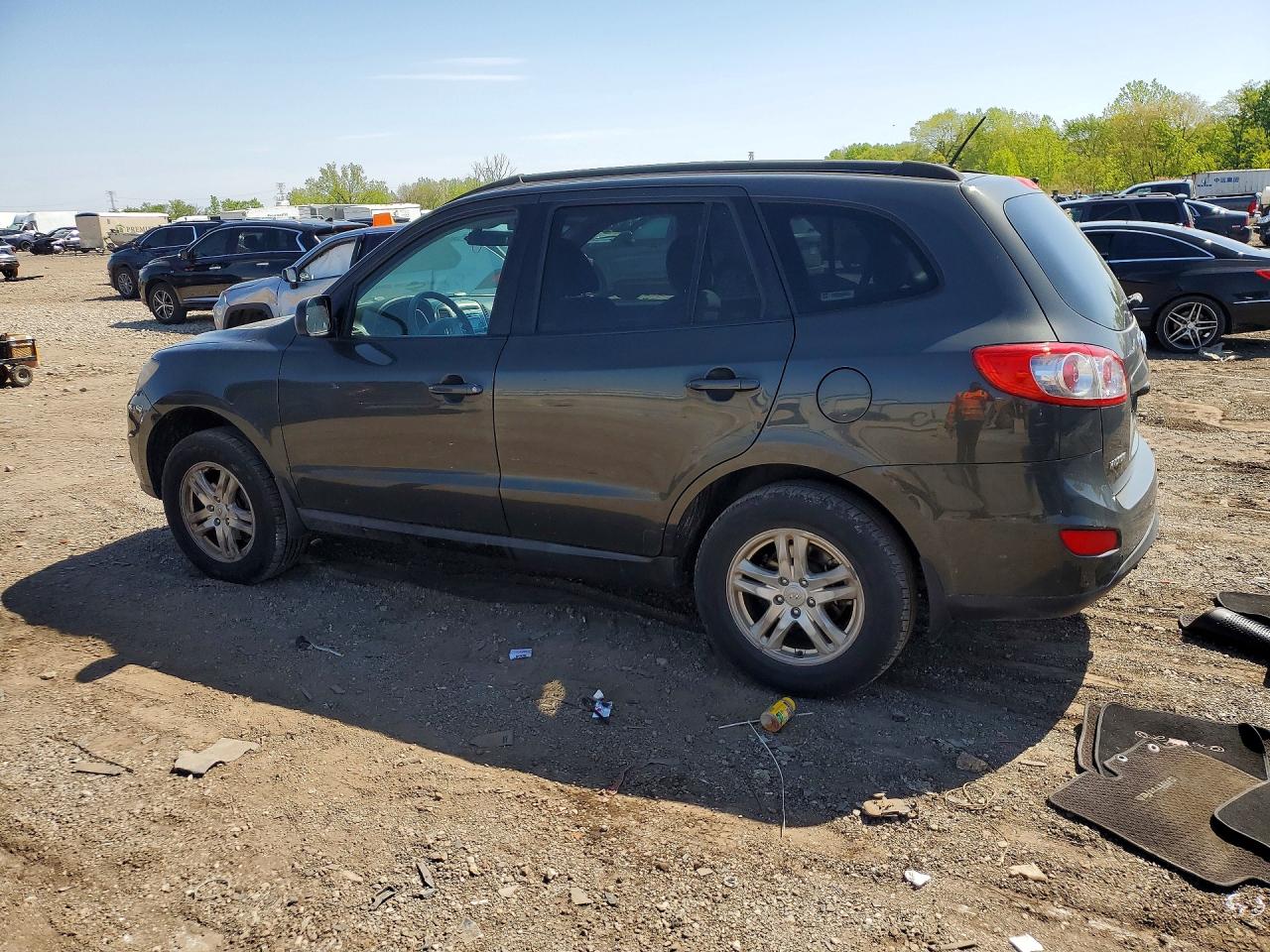 2011 Hyundai Santa Fe Gls Gray vin: 5XYZGDAB7BG081599