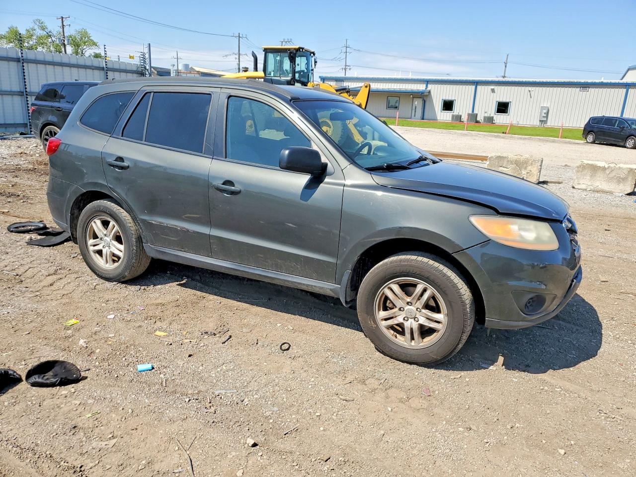2011 Hyundai Santa Fe Gls Gray vin: 5XYZGDAB7BG081599