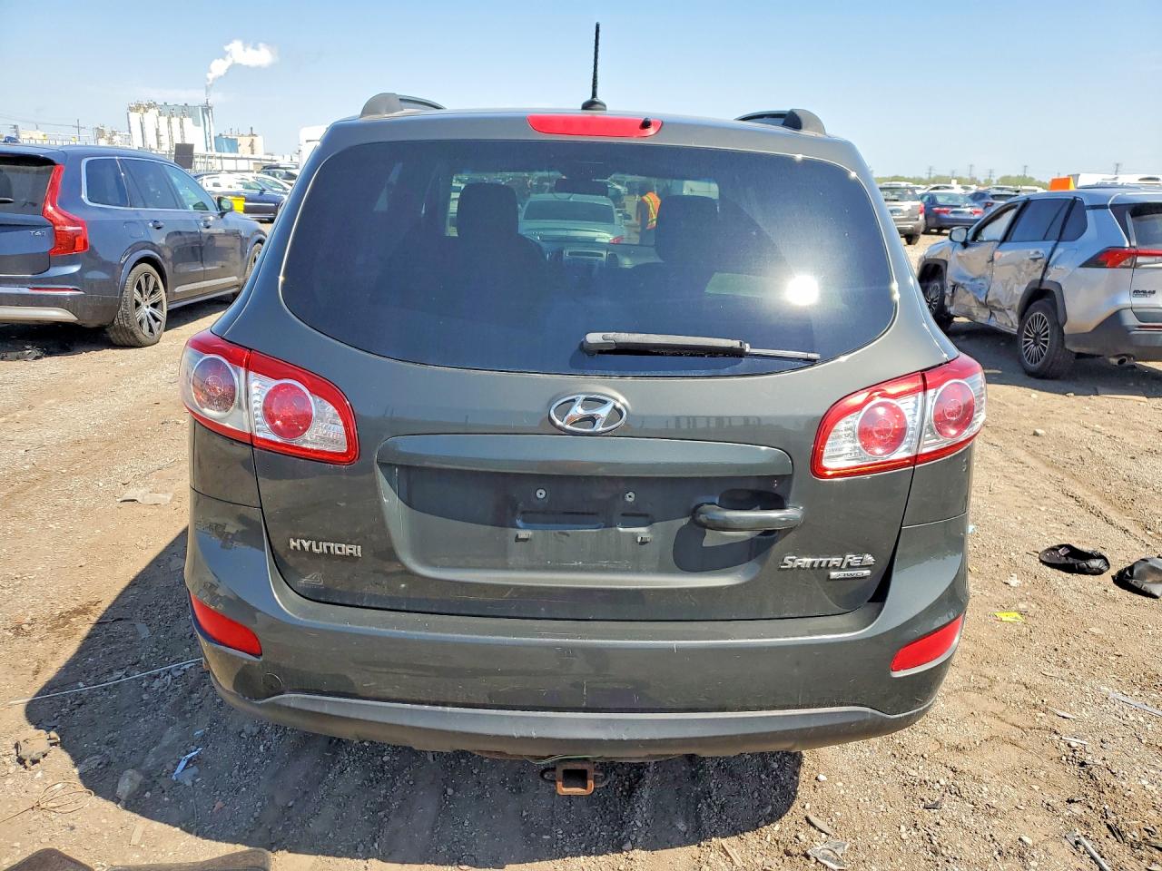 2011 Hyundai Santa Fe Gls Gray vin: 5XYZGDAB7BG081599