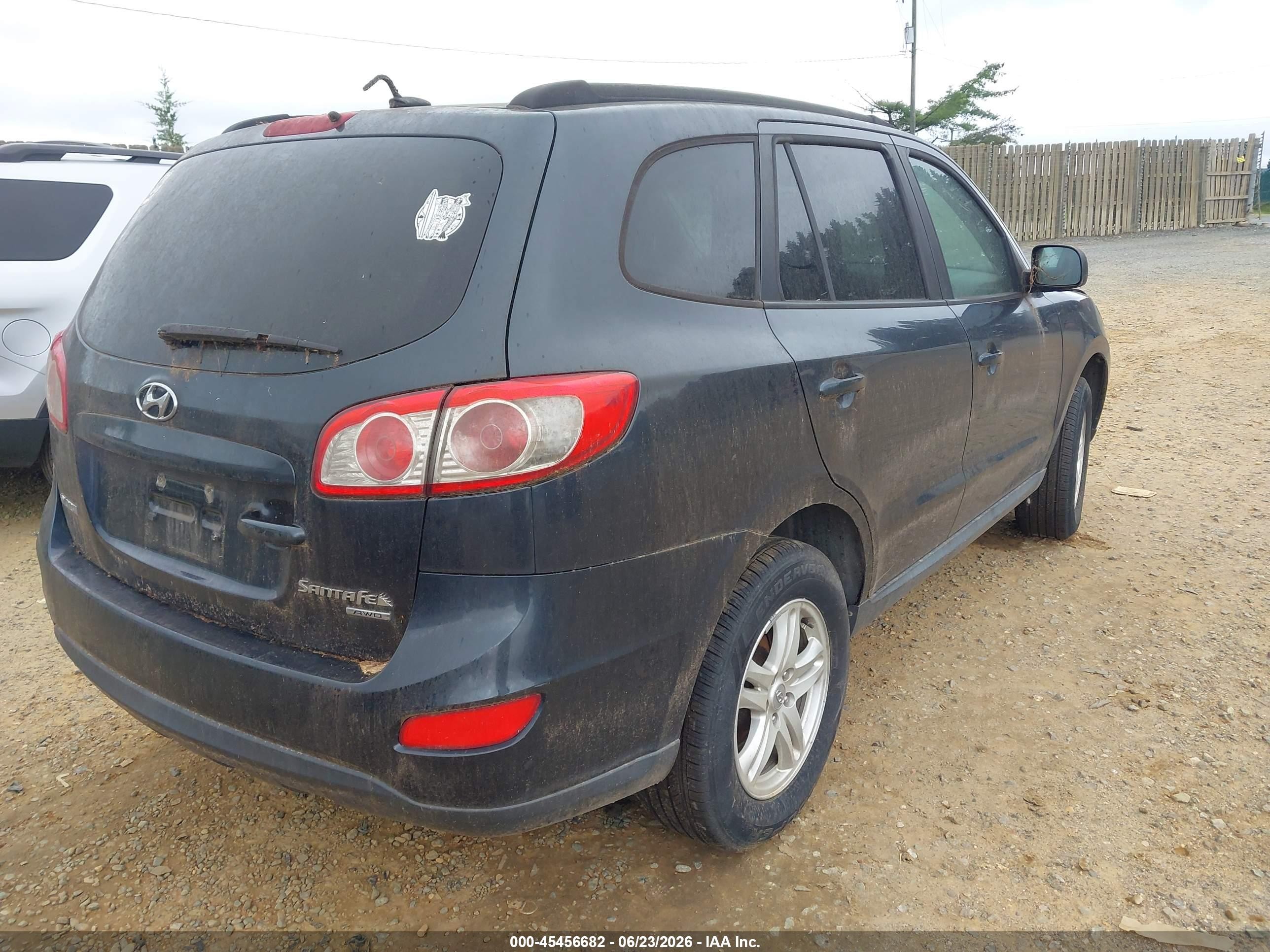 2011 Hyundai Santa Fe Gls Blue vin: 5XYZGDAB7BG082137