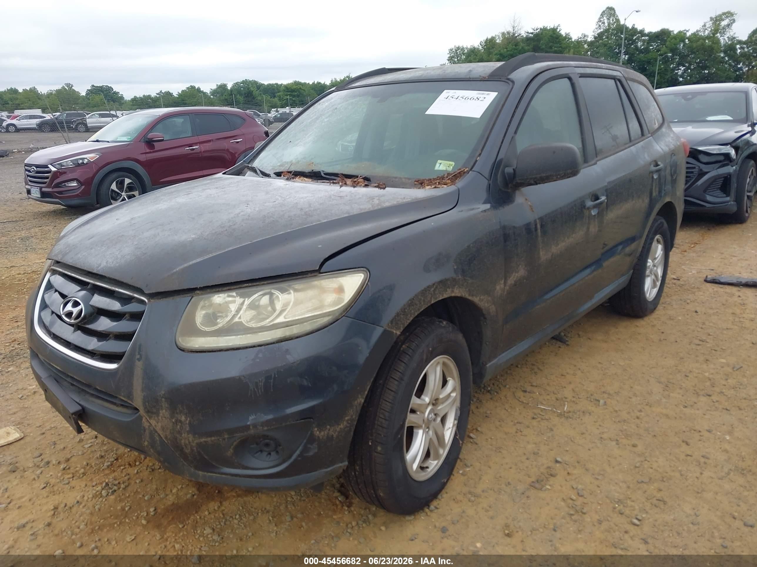 2011 Hyundai Santa Fe Gls Blue vin: 5XYZGDAB7BG082137