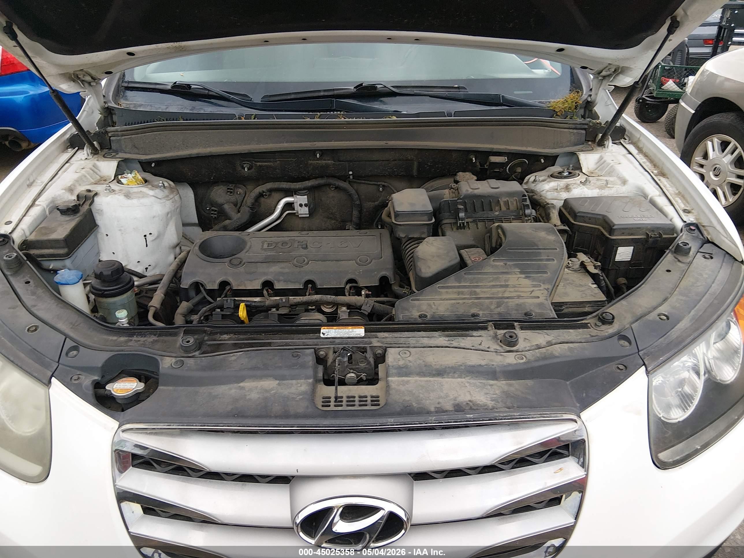 2012 Hyundai Santa Fe Gls White vin: 5XYZGDAB7CG103375