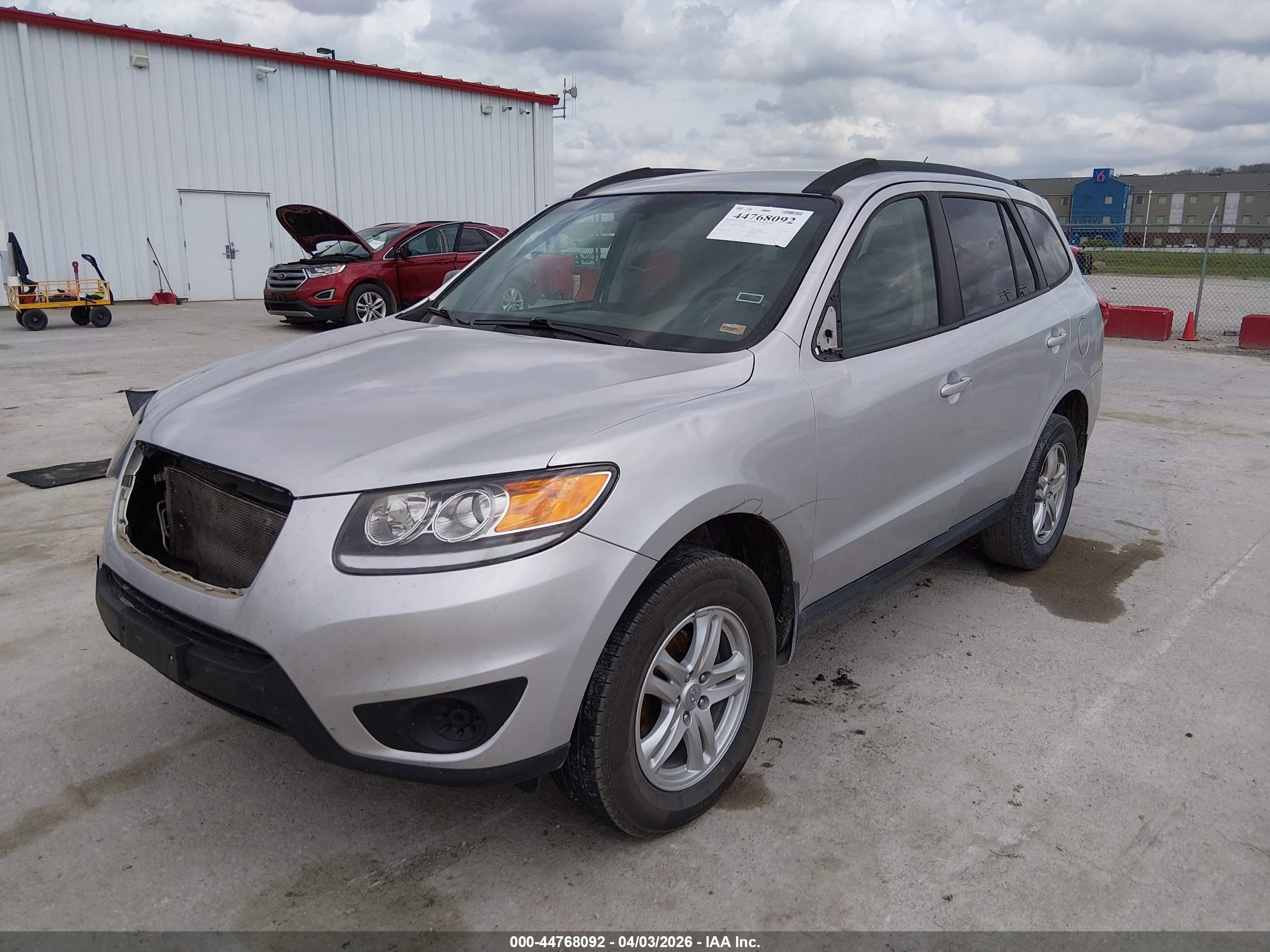 2012 Hyundai Santa Fe Gls Gray vin: 5XYZGDAB7CG108768