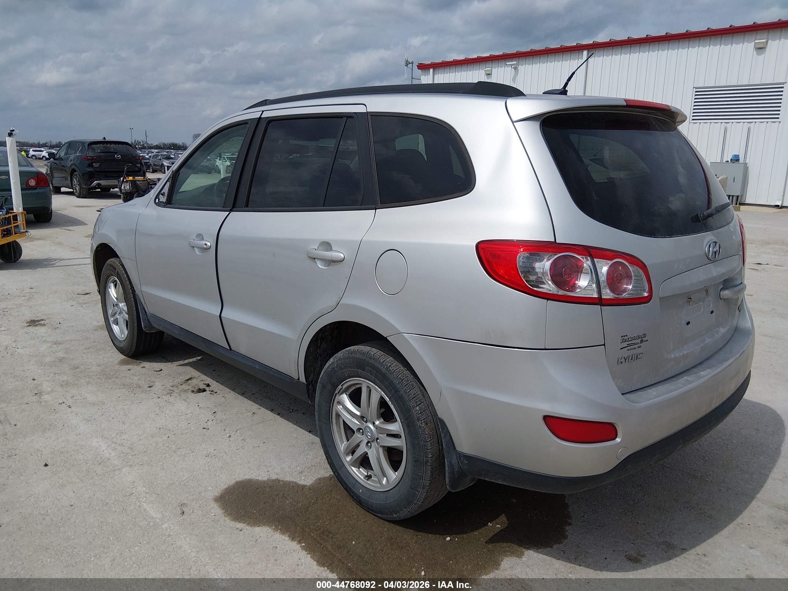 2012 Hyundai Santa Fe Gls Gray vin: 5XYZGDAB7CG108768