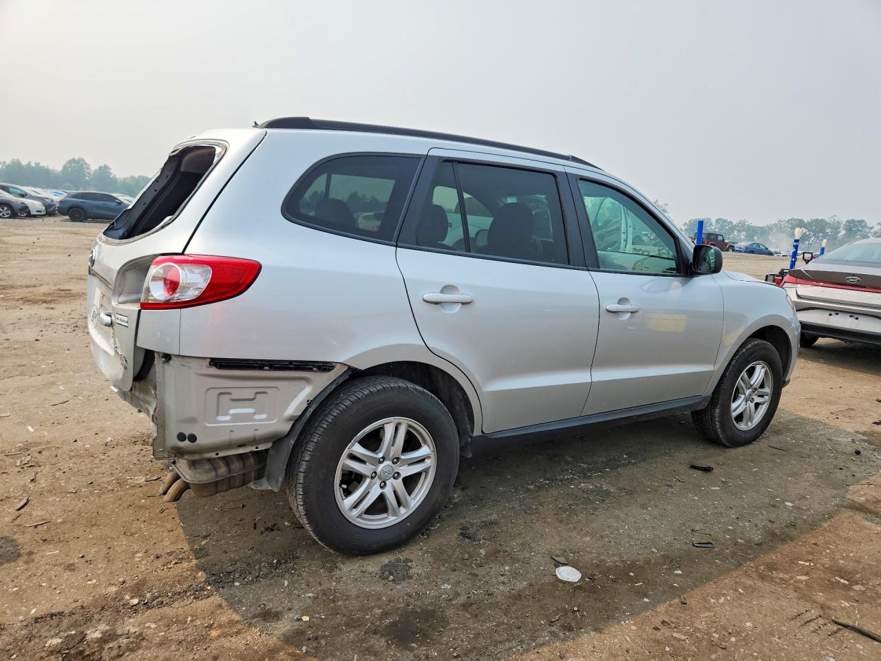 2011 Hyundai Santa Fe Gls Silver vin: 5XYZGDAB8BG027860
