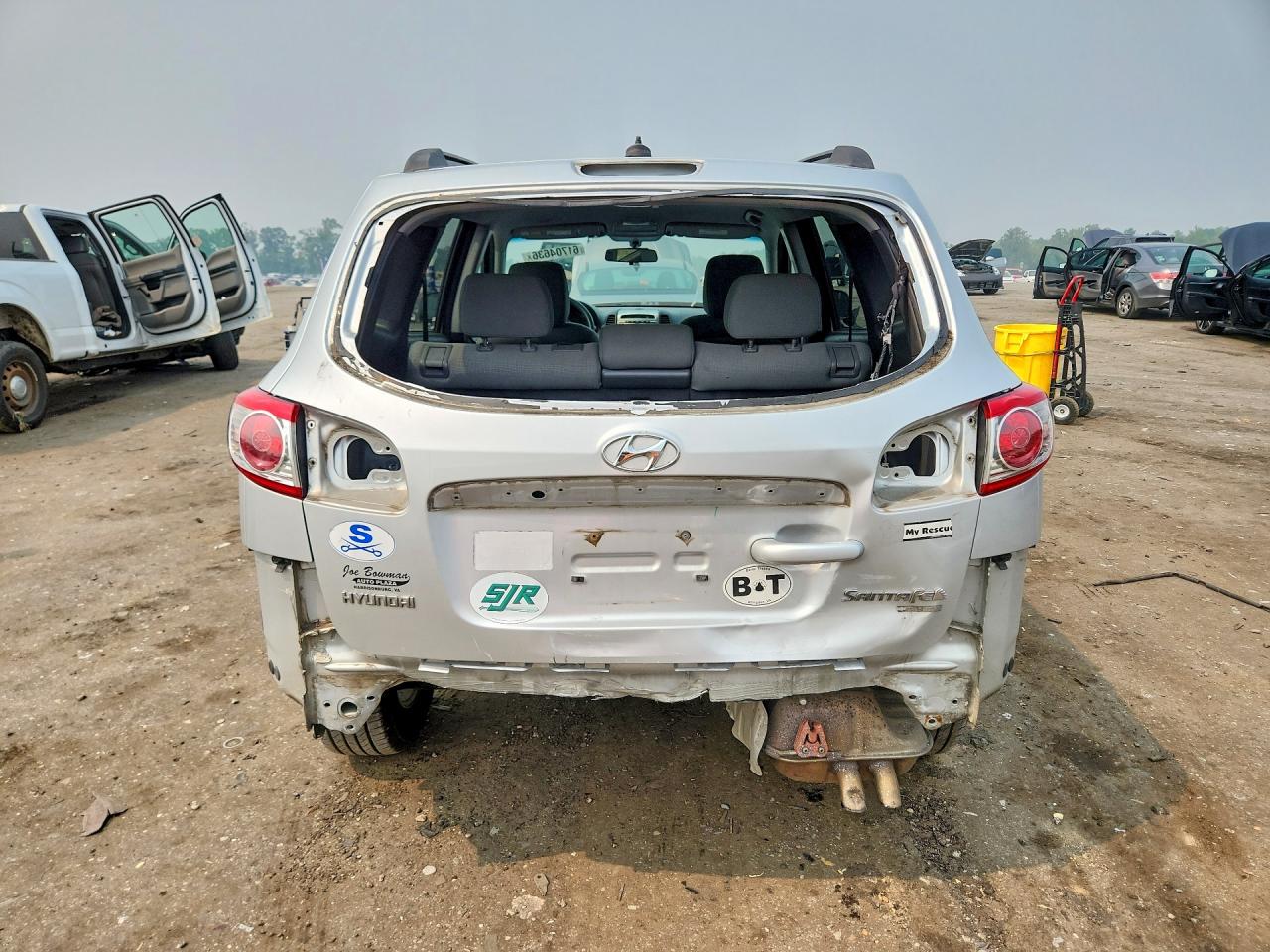 2011 Hyundai Santa Fe Gls Silver vin: 5XYZGDAB8BG027860