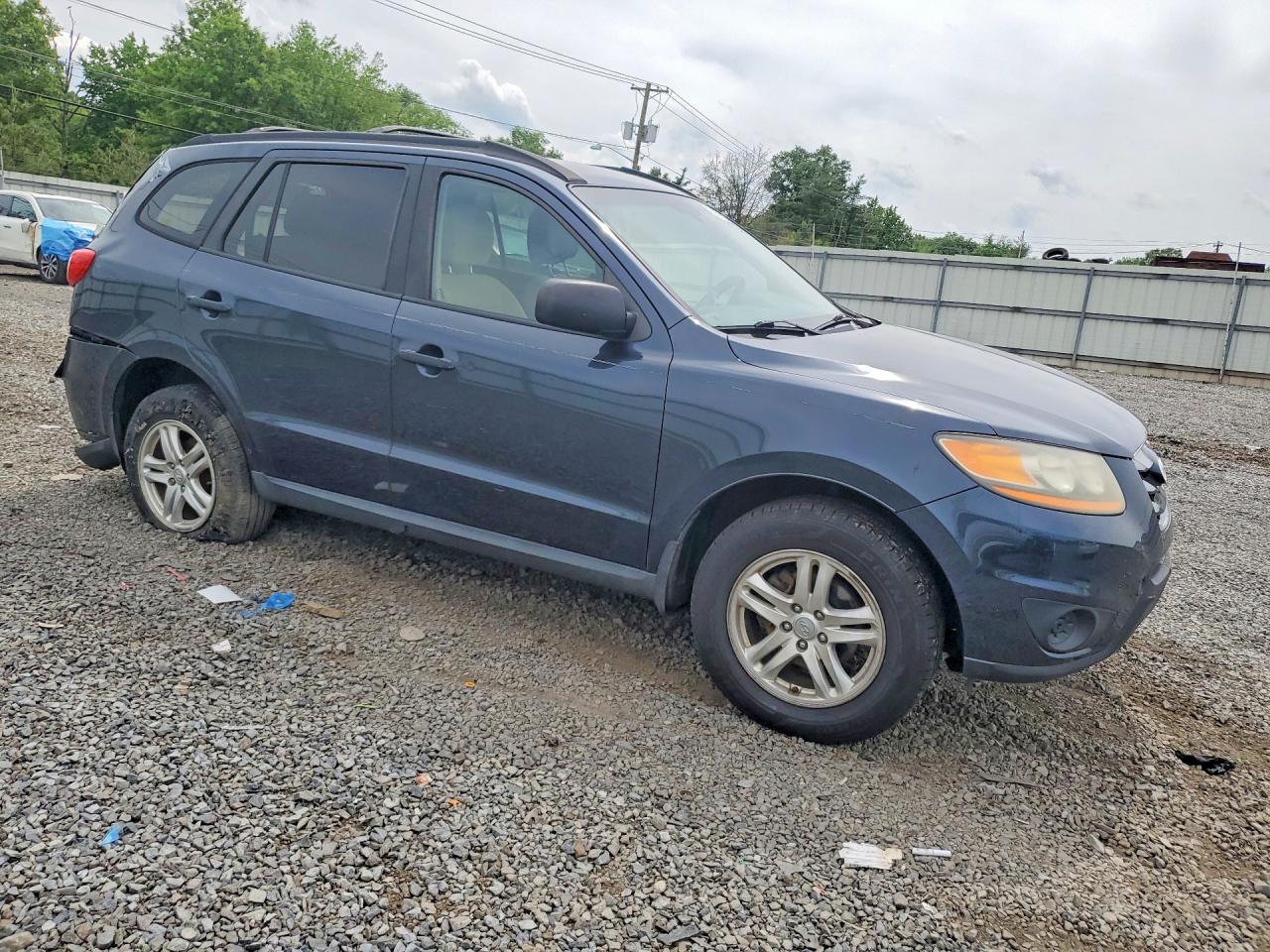2011 Hyundai Santa Fe Gls Blue vin: 5XYZGDAB8BG083605