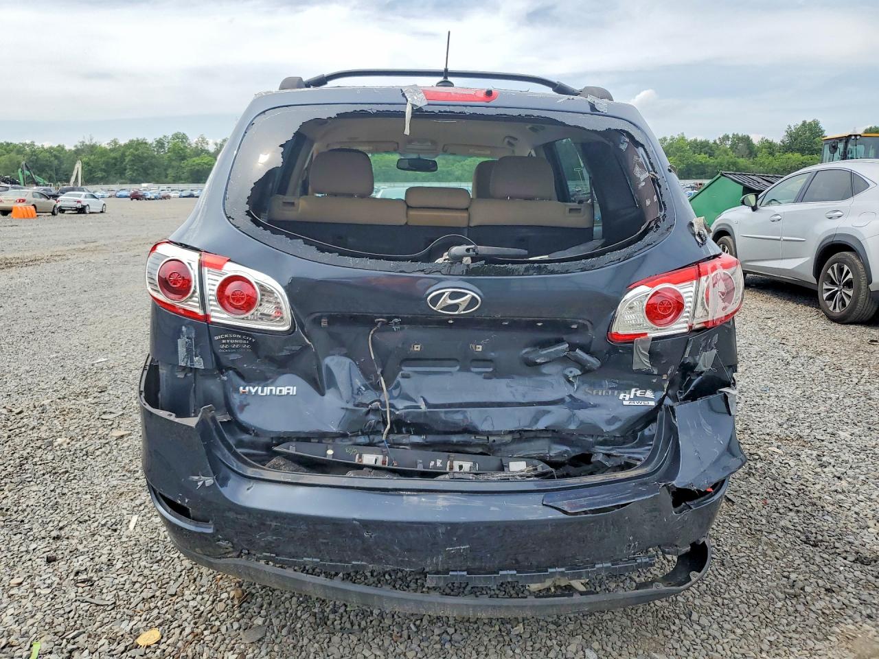 2011 Hyundai Santa Fe Gls Blue vin: 5XYZGDAB8BG083605