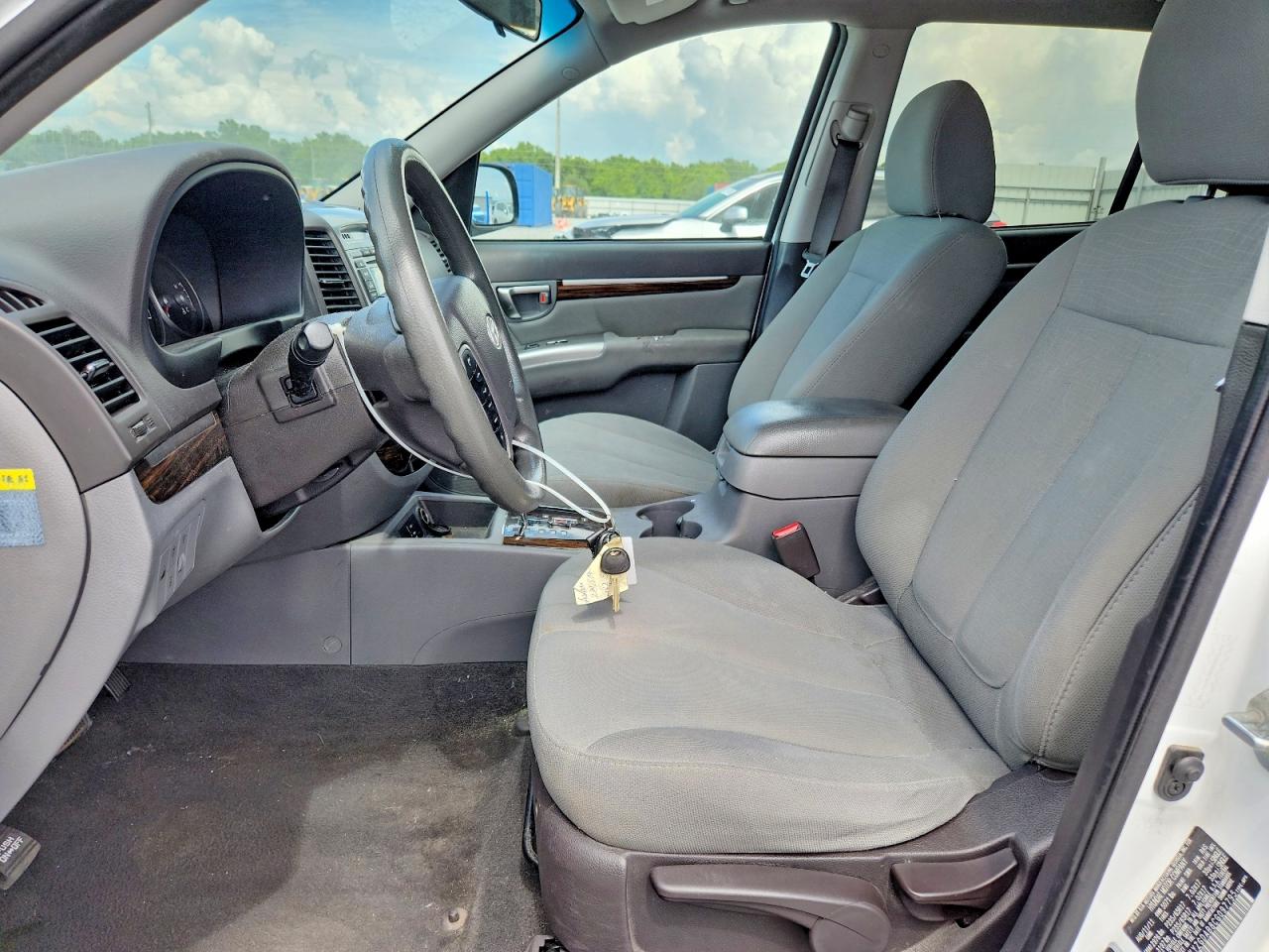 2012 Hyundai Santa Fe Gls White vin: 5XYZGDAB8CG097795