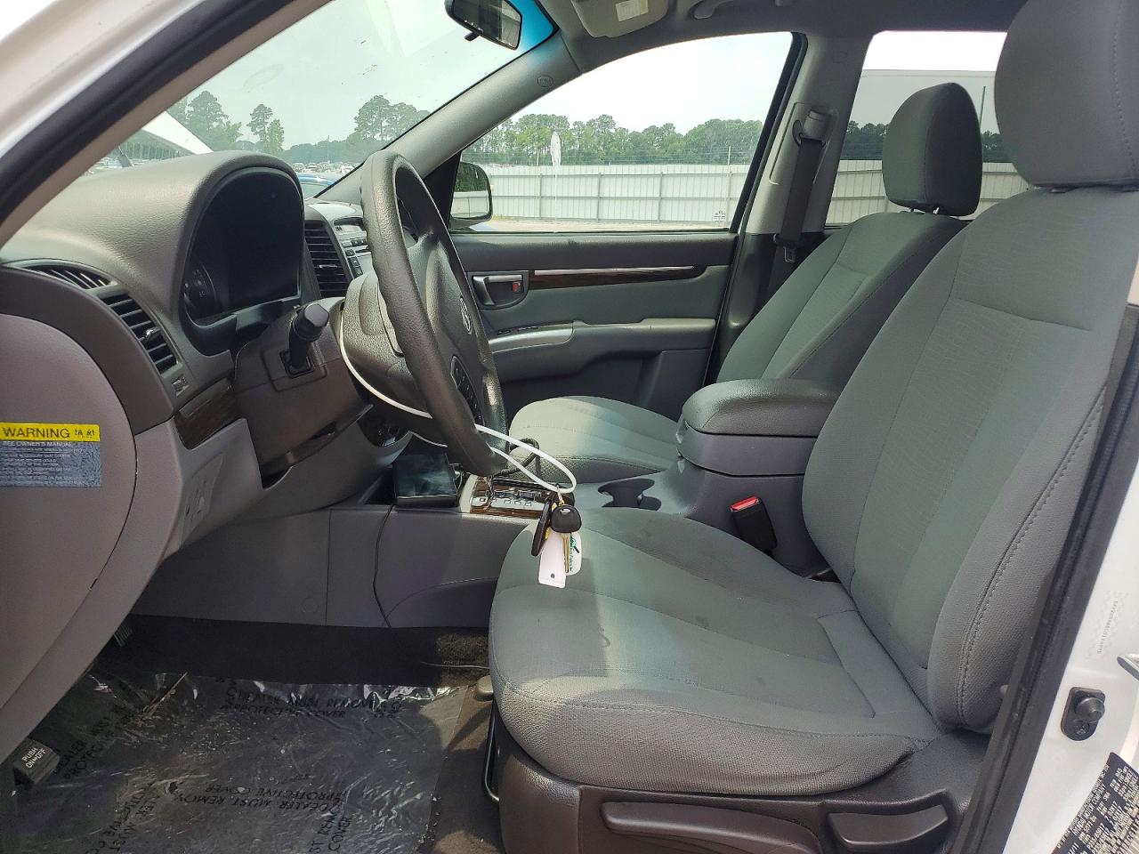 2012 Hyundai Santa Fe Gls Белый vin: 5XYZGDAB8CG116975