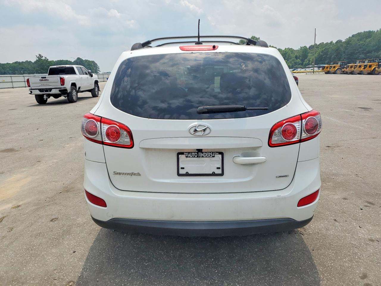 2012 Hyundai Santa Fe Gls Белый vin: 5XYZGDAB8CG116975