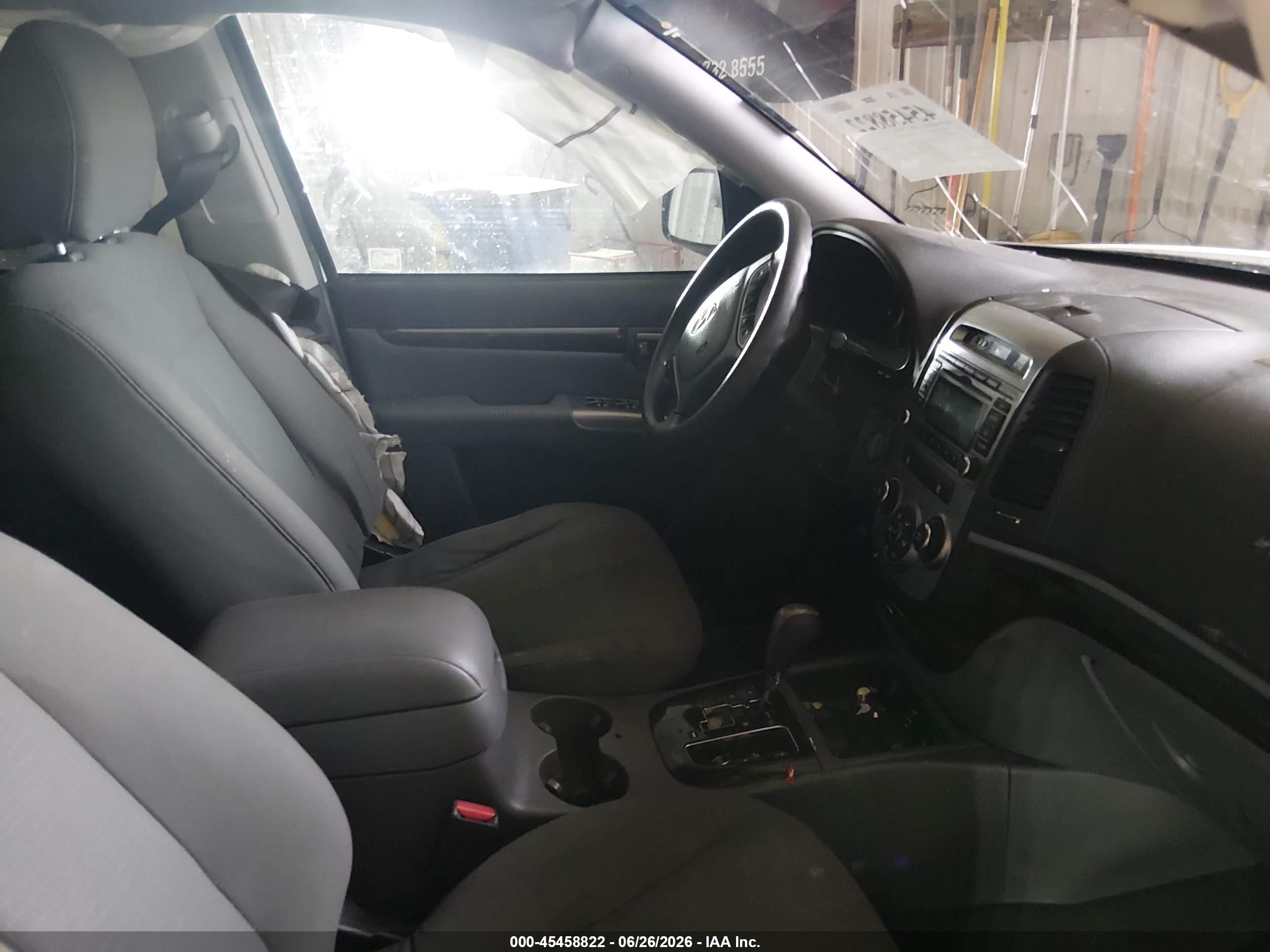 2011 Hyundai Santa Fe Gls Белый vin: 5XYZGDAB9BG016351