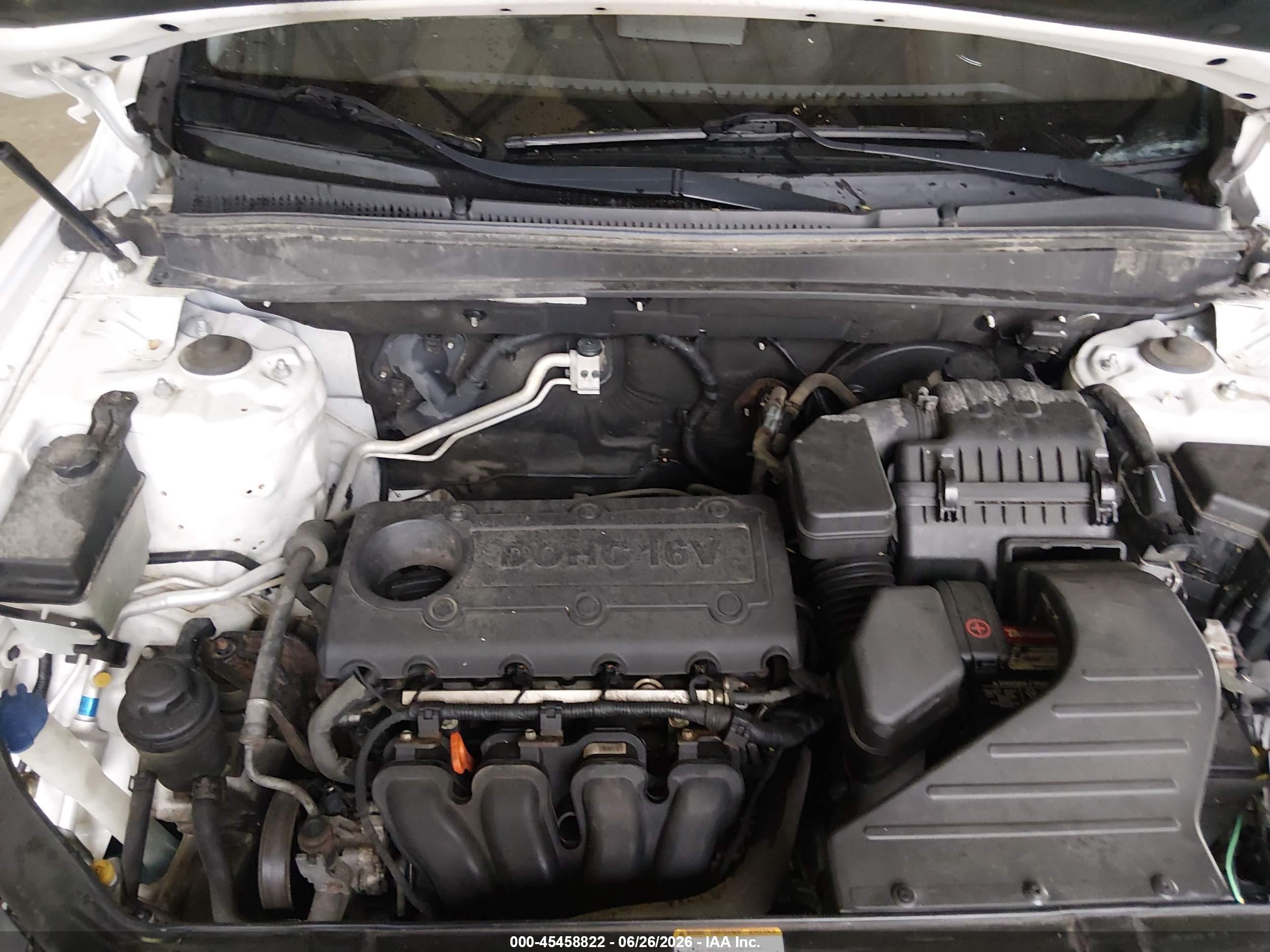 2011 Hyundai Santa Fe Gls Белый vin: 5XYZGDAB9BG016351