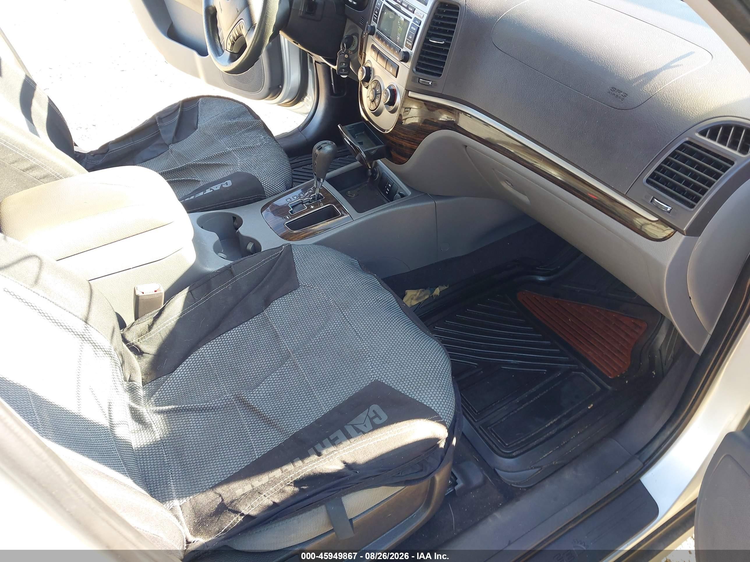 2011 Hyundai Santa Fe Gls Серебряный vin: 5XYZGDAB9BG028385