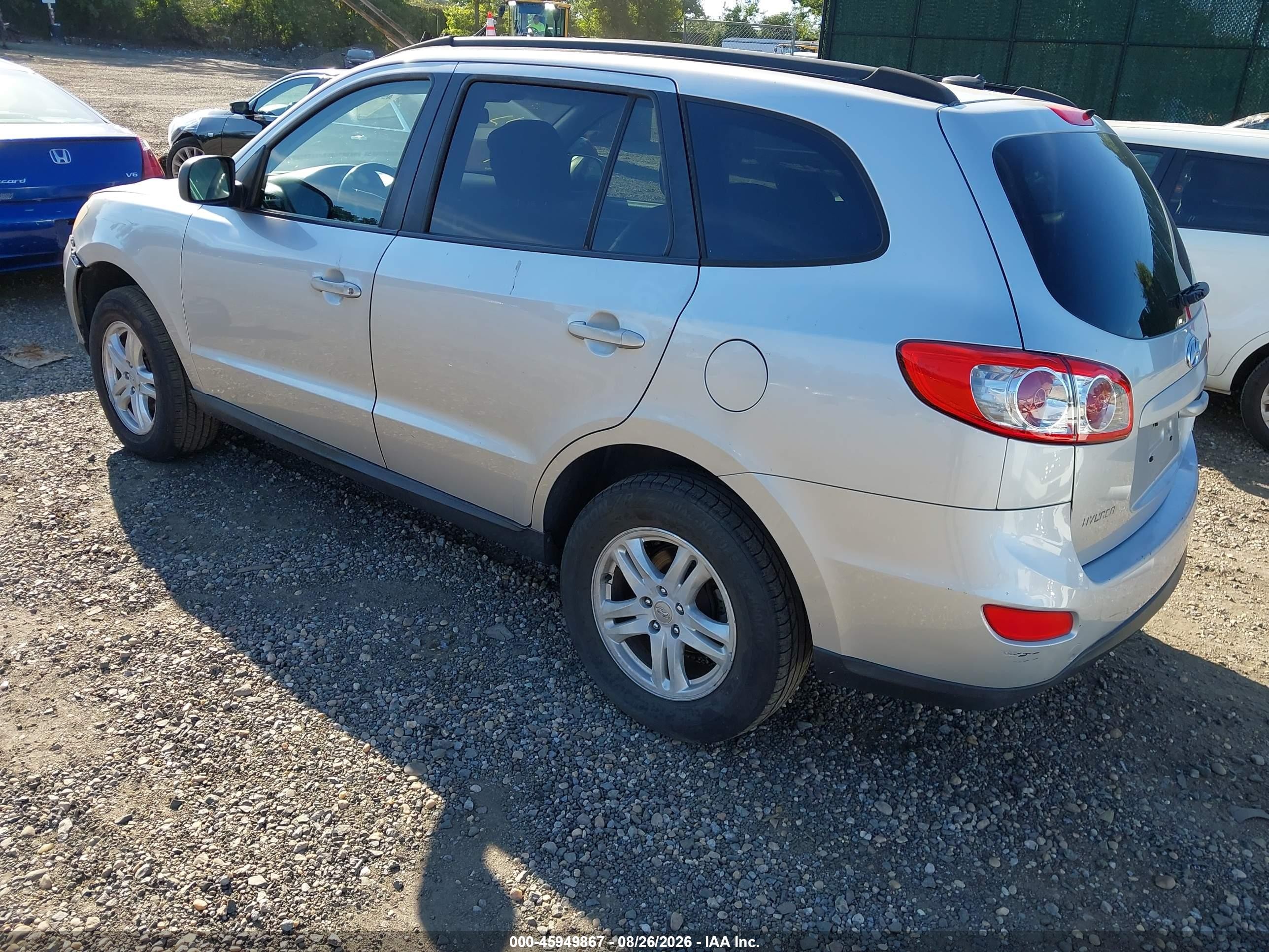 2011 Hyundai Santa Fe Gls Серебряный vin: 5XYZGDAB9BG028385