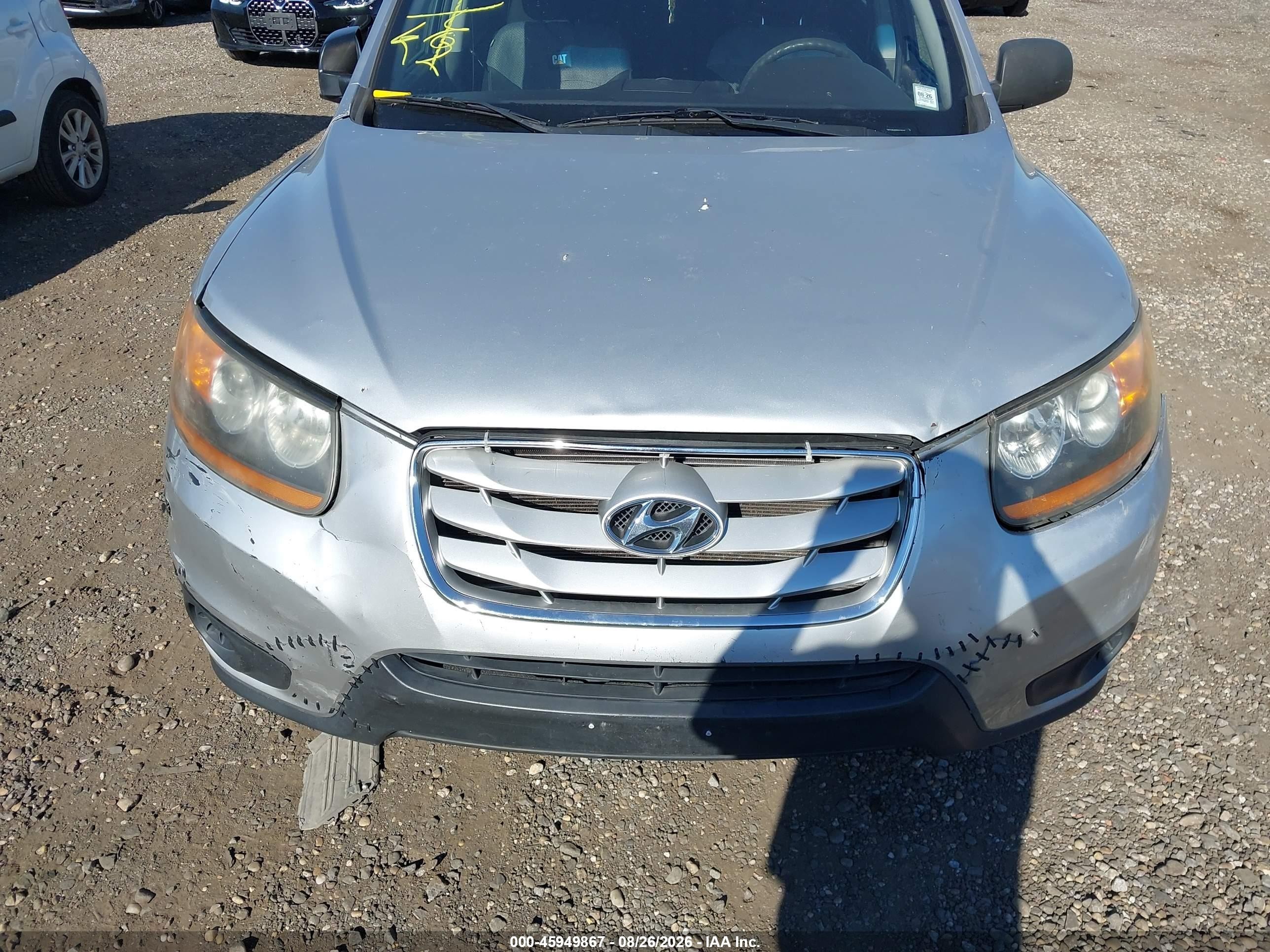 2011 Hyundai Santa Fe Gls Серебряный vin: 5XYZGDAB9BG028385