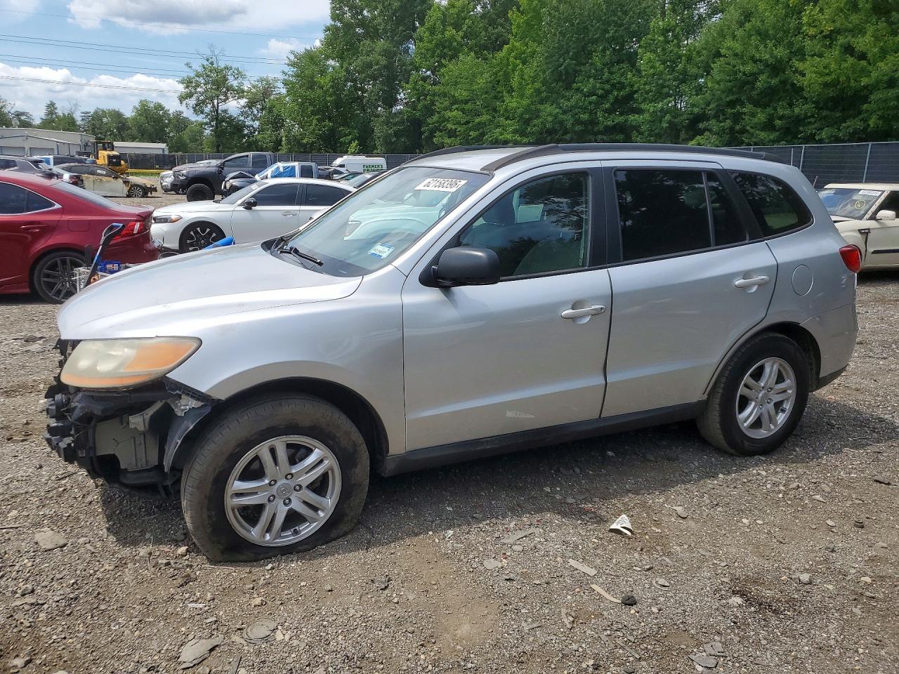 2011 Hyundai Santa Fe Gls Silver vin: 5XYZGDAB9BG028709