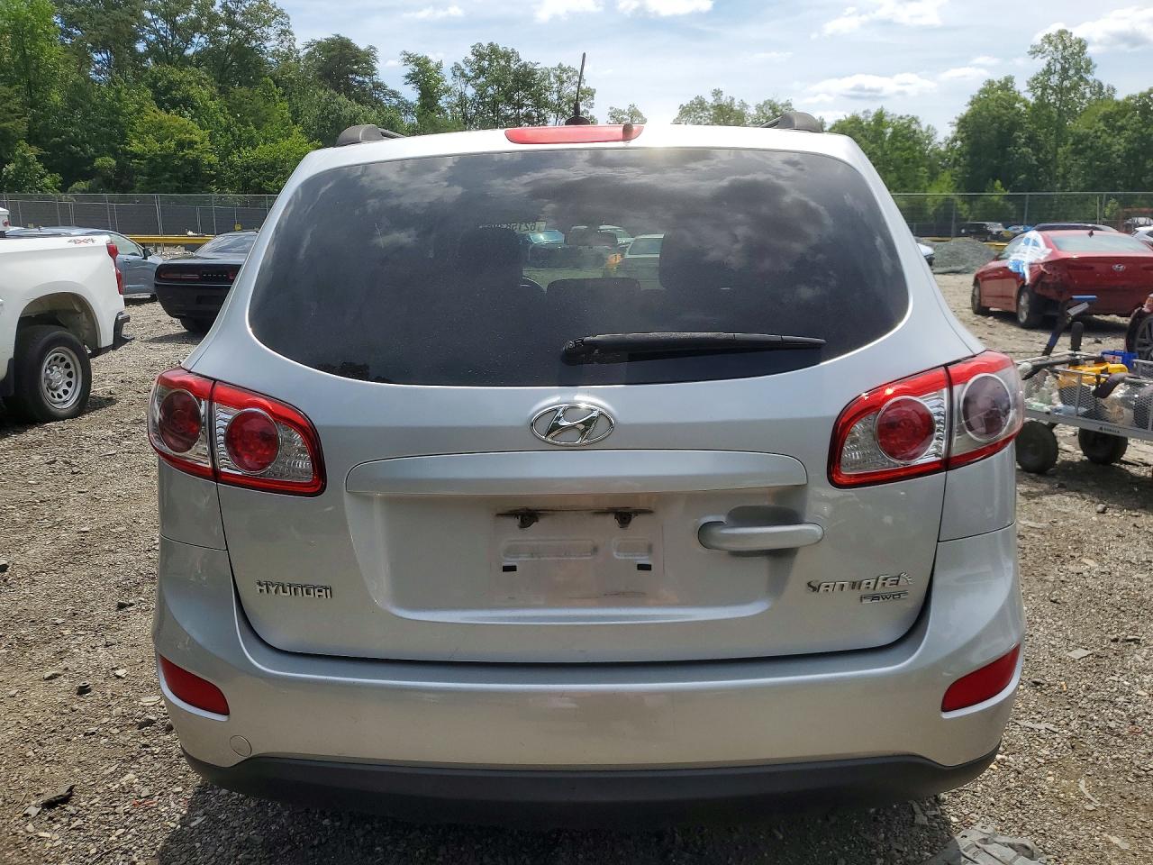 2011 Hyundai Santa Fe Gls Silver vin: 5XYZGDAB9BG028709