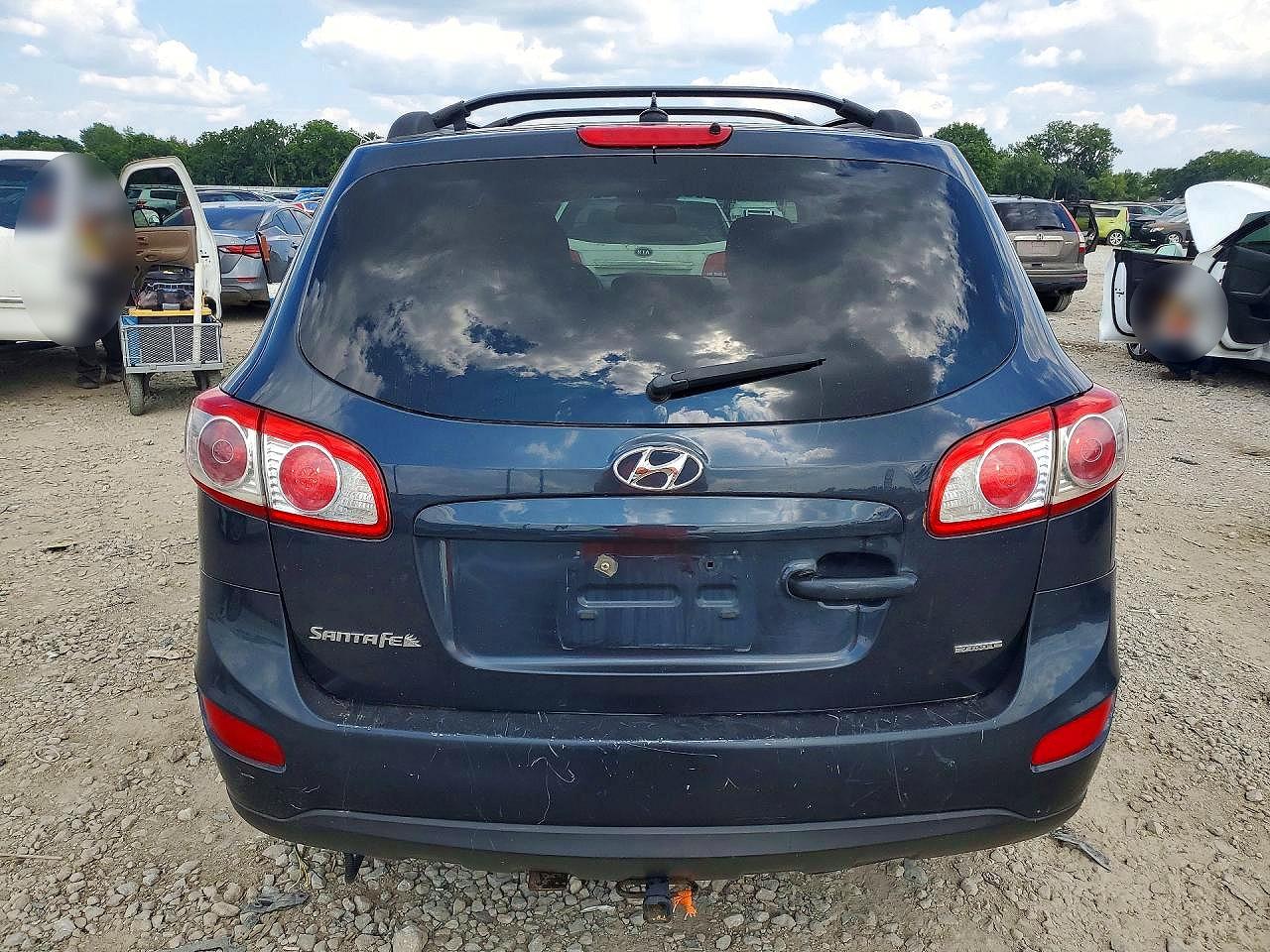 2012 Hyundai Santa Fe Gls Blue vin: 5XYZGDAB9CG104110