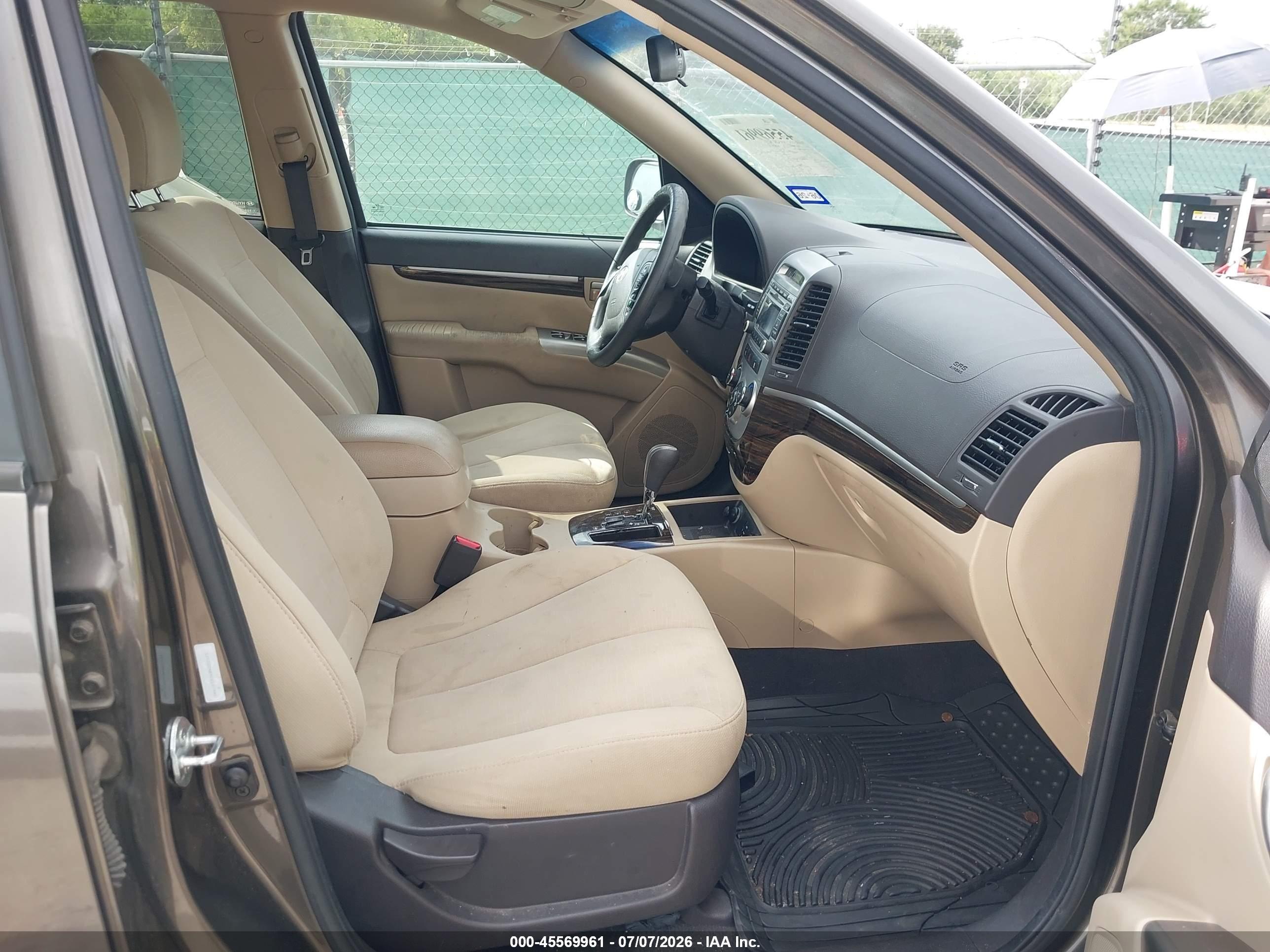 2012 Hyundai Santa Fe Gls Gray vin: 5XYZGDAB9CG157440