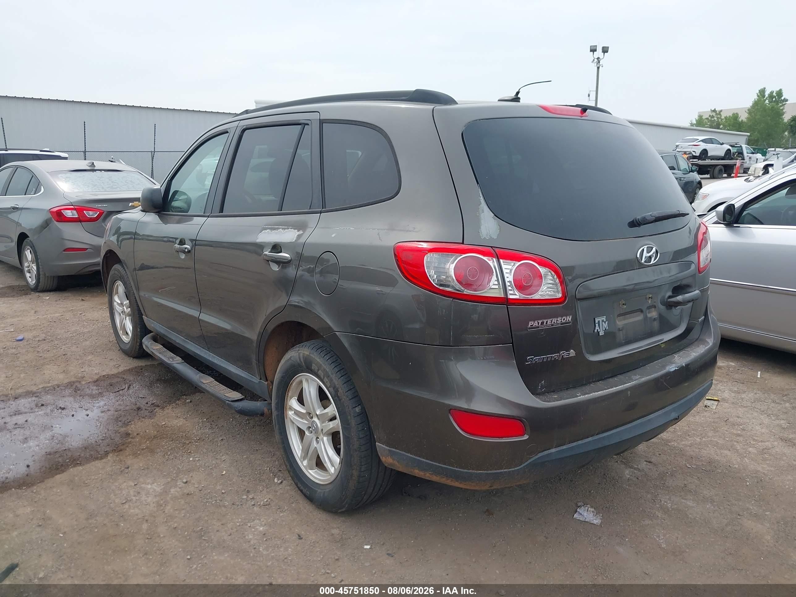 2012 Hyundai Santa Fe Gls Brown vin: 5XYZGDAB9CG160628