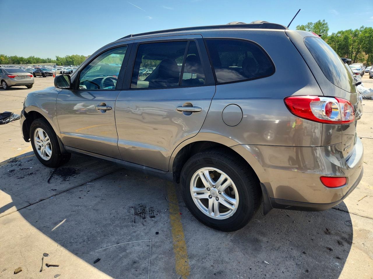 2011 Hyundai Santa Fe Gls Gray vin: 5XYZGDABXBG029366