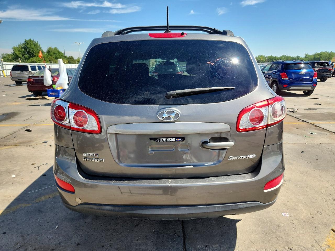 2011 Hyundai Santa Fe Gls Gray vin: 5XYZGDABXBG029366