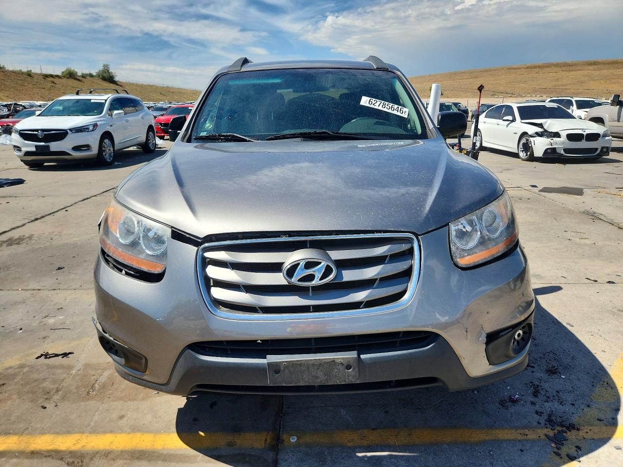 2011 Hyundai Santa Fe Gls Gray vin: 5XYZGDABXBG029366