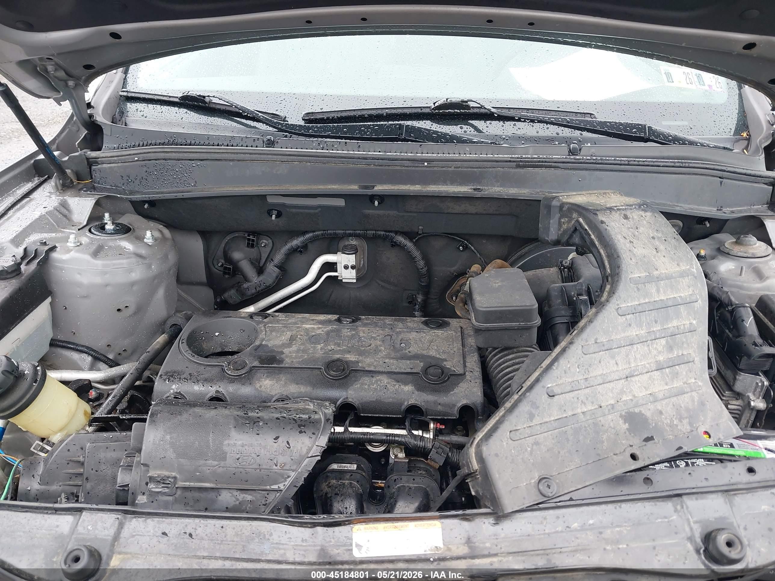 2011 Hyundai Santa Fe Gls Gray vin: 5XYZGDABXBG035703
