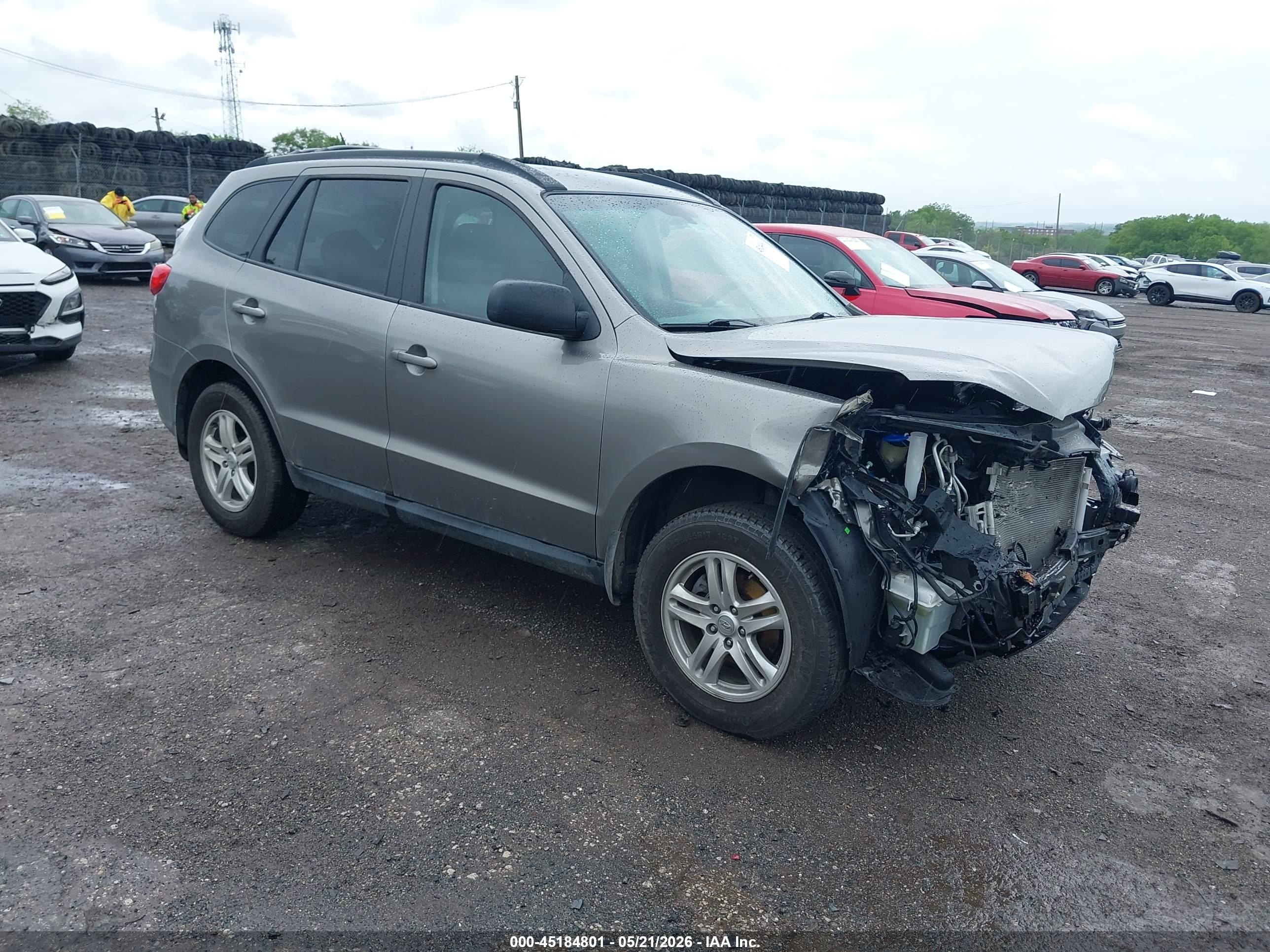 2011 Hyundai Santa Fe Gls Gray vin: 5XYZGDABXBG035703