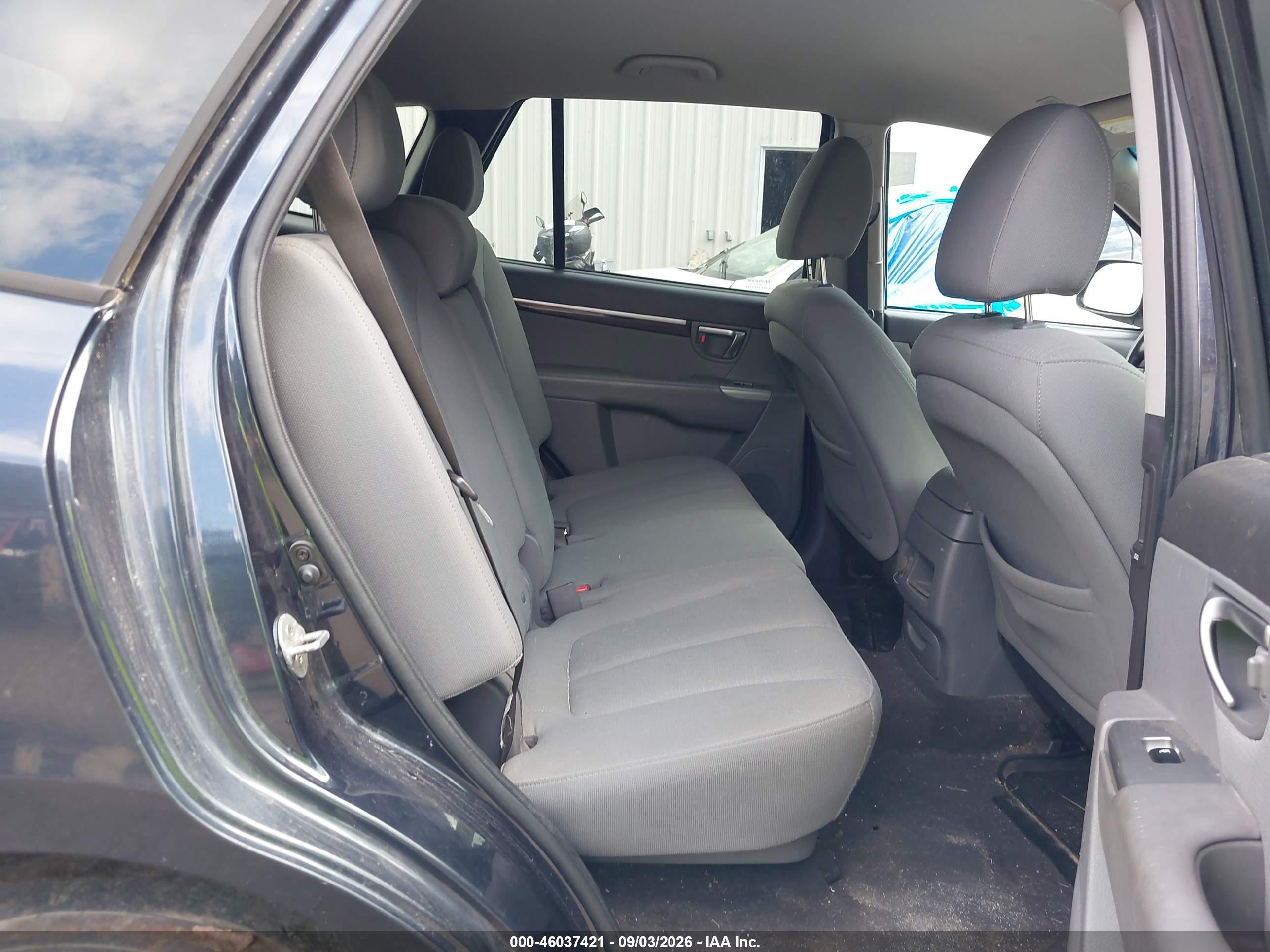 2011 Hyundai Santa Fe Gls Blue vin: 5XYZGDABXBG074632