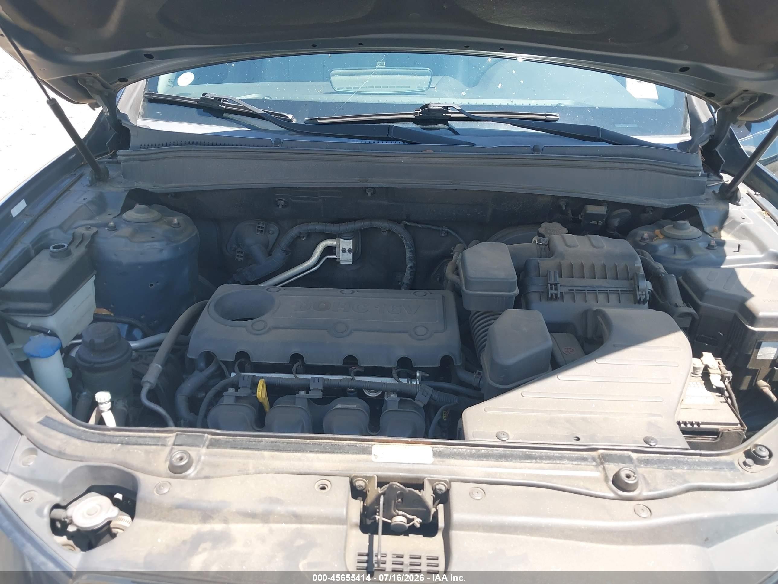 2012 Hyundai Santa Fe Gls Blue vin: 5XYZGDABXCG092081