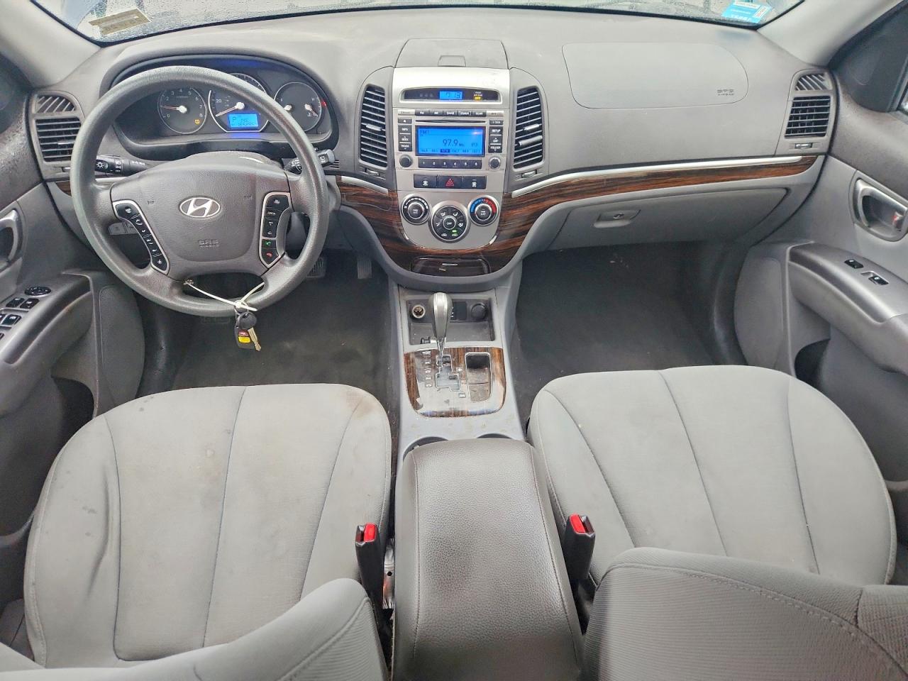 2012 Hyundai Santa Fe Gls Черный vin: 5XYZGDABXCG093117