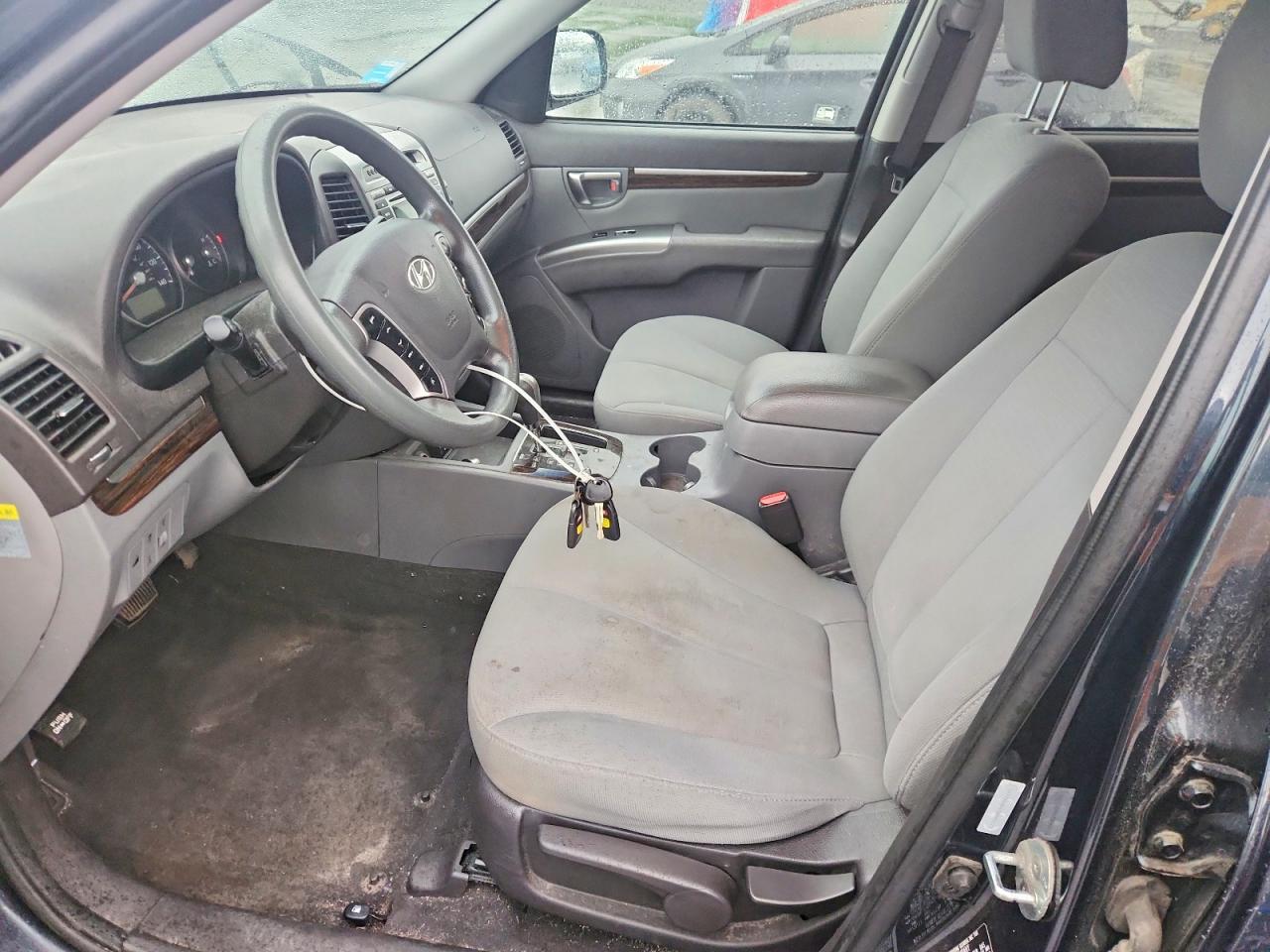 2012 Hyundai Santa Fe Gls Черный vin: 5XYZGDABXCG093117