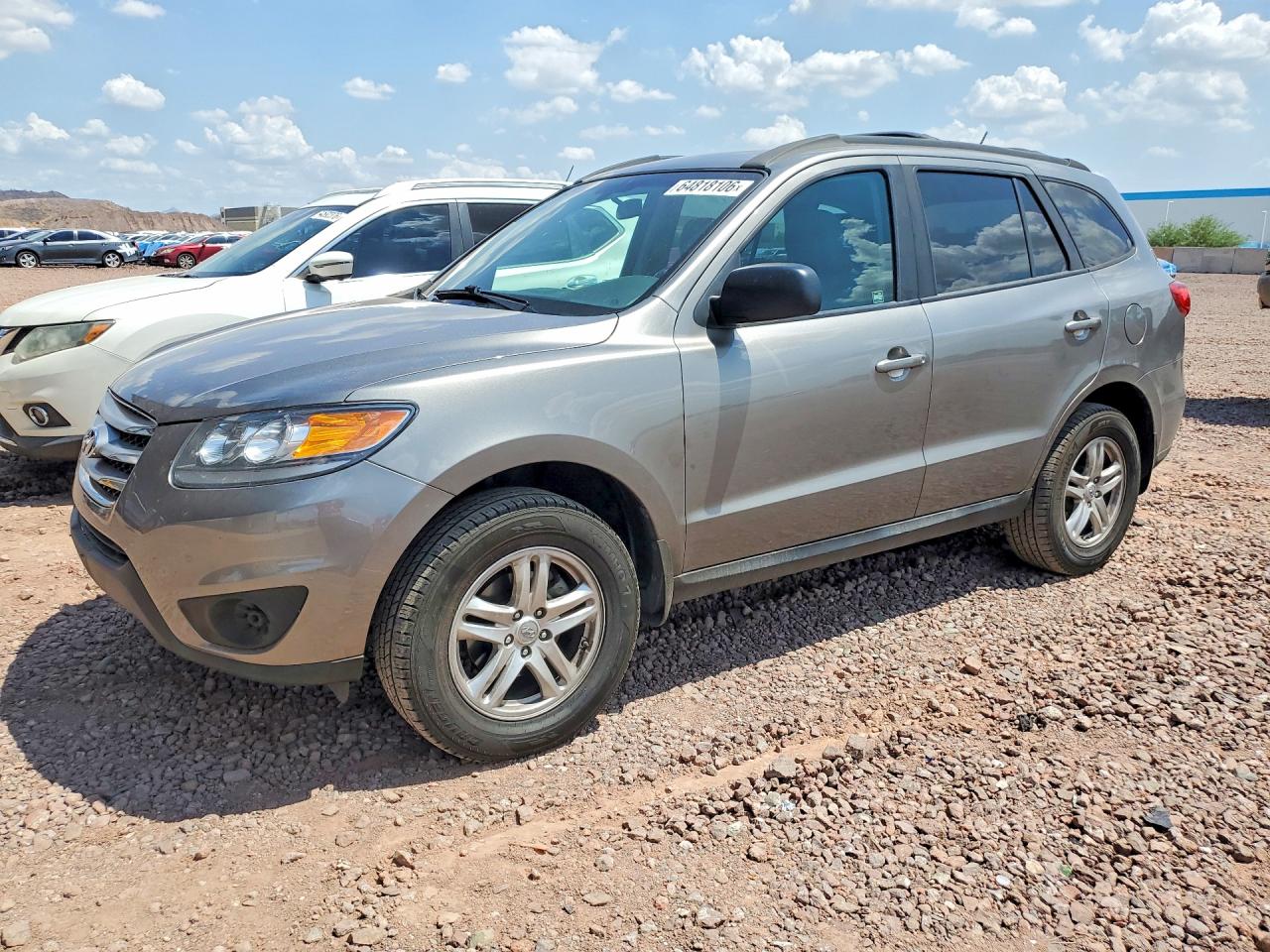 2012 Hyundai Santa Fe Gls Gray vin: 5XYZGDABXCG102706