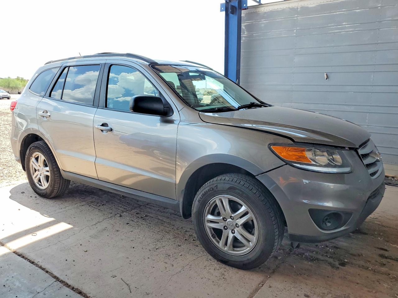 2012 Hyundai Santa Fe Gls Gray vin: 5XYZGDABXCG102706