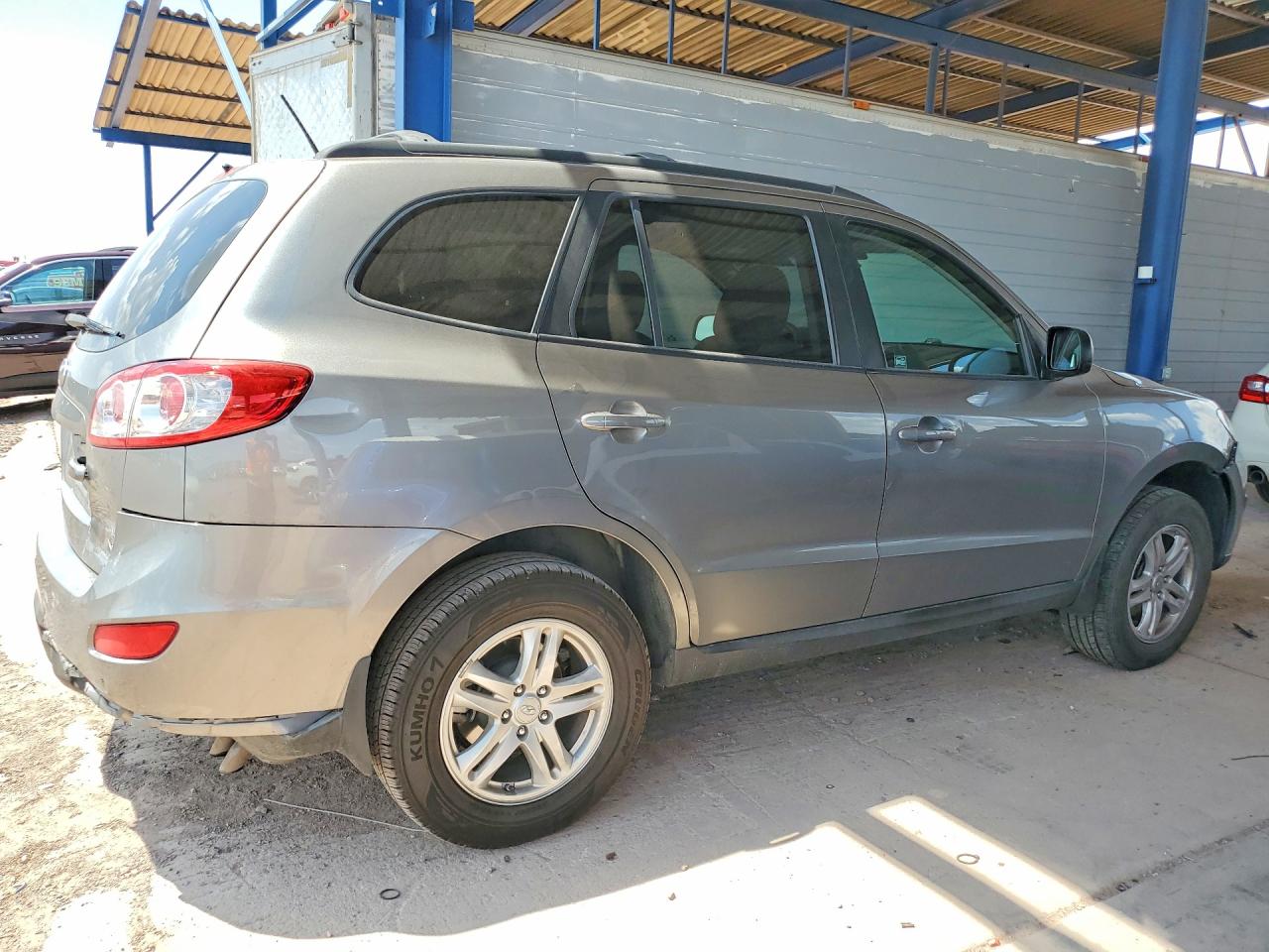 2012 Hyundai Santa Fe Gls Gray vin: 5XYZGDABXCG102706
